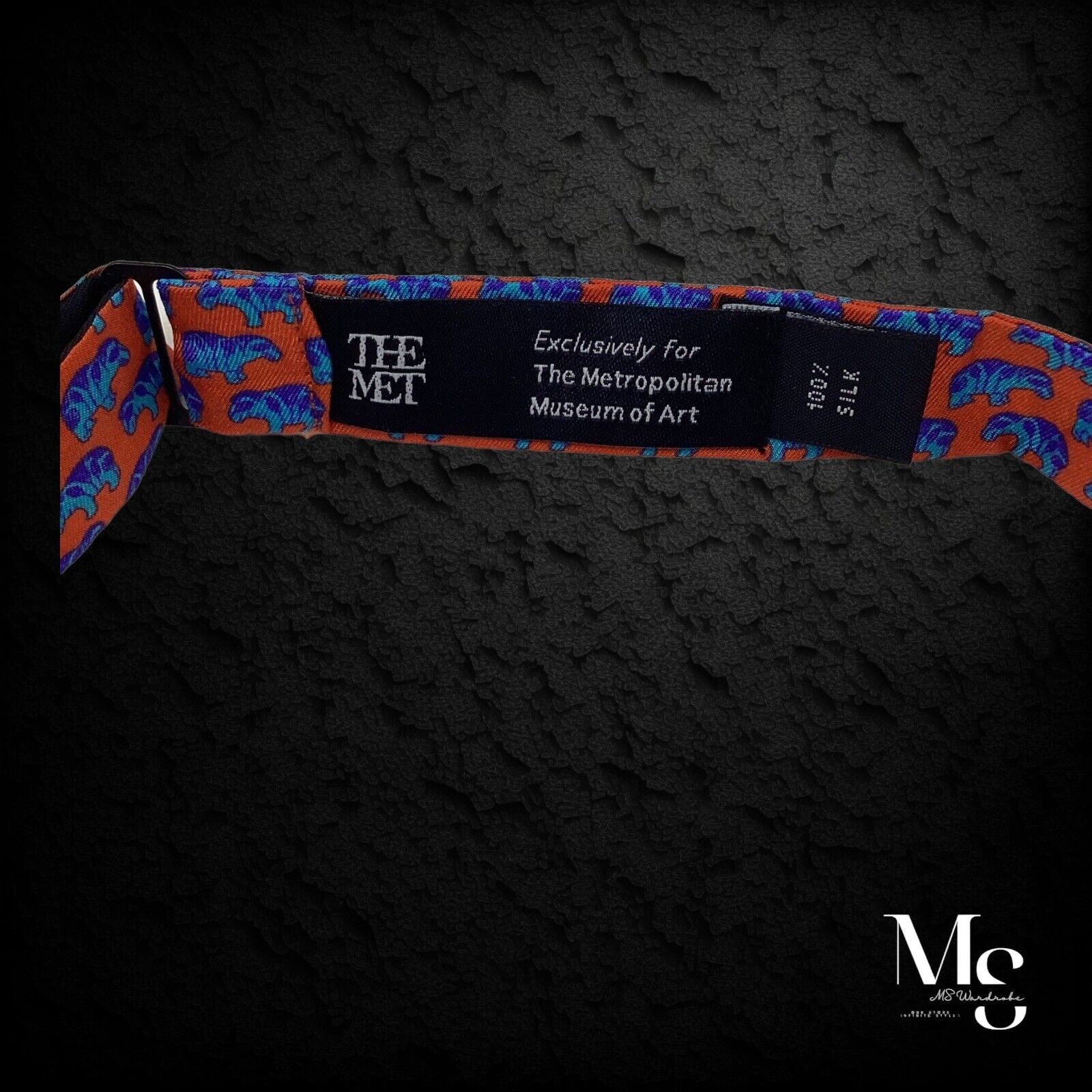 Other THE METRPOLITAN MUSEUM Of Art Flame Animal Print Self Bow Ti Size ONE SIZE - 2 Thumbnail