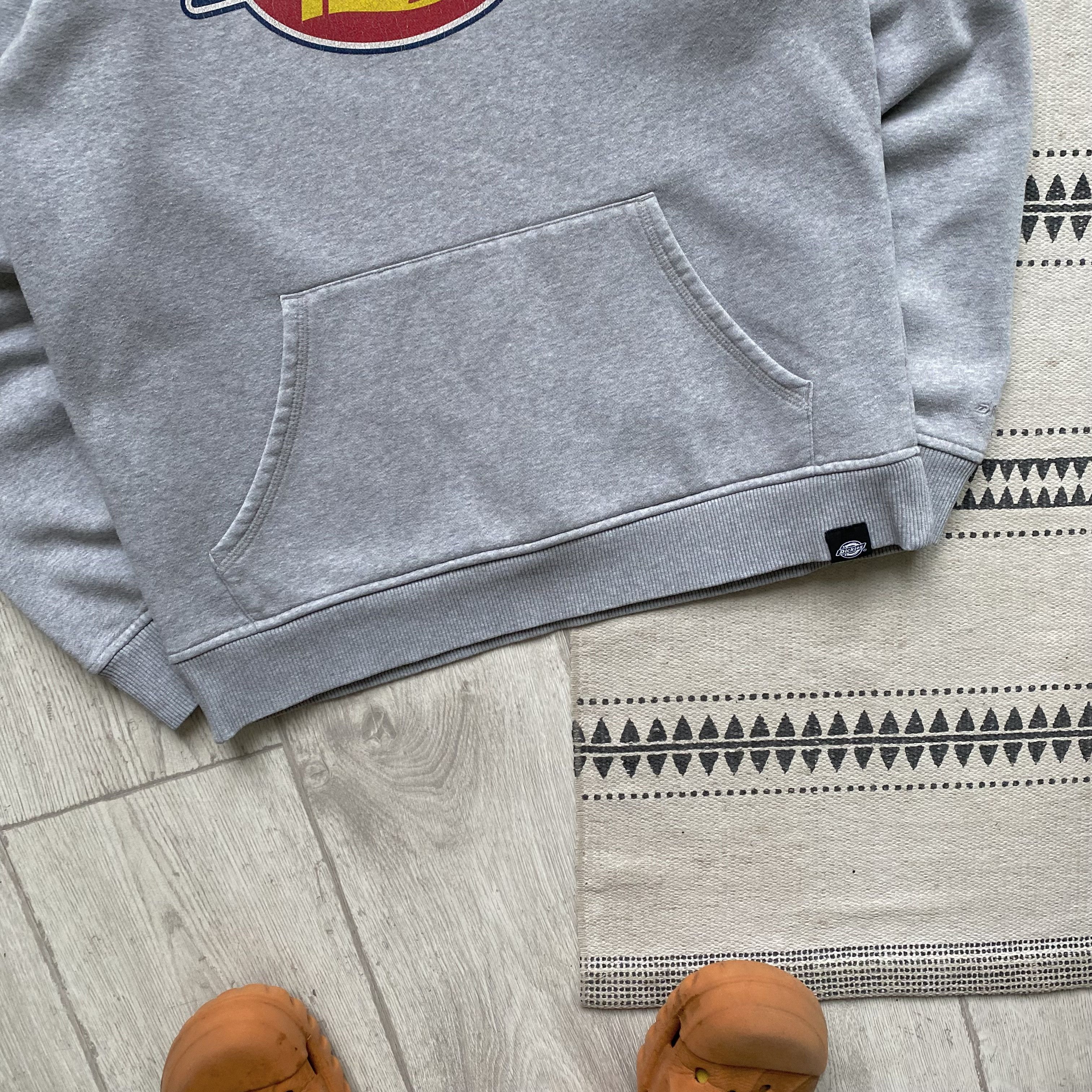Dickies ⚒️ Vintage 00s Dickies boxy hoodie center logo Workwear Size US S / EU 44-46 / 1 - 3 Thumbnail