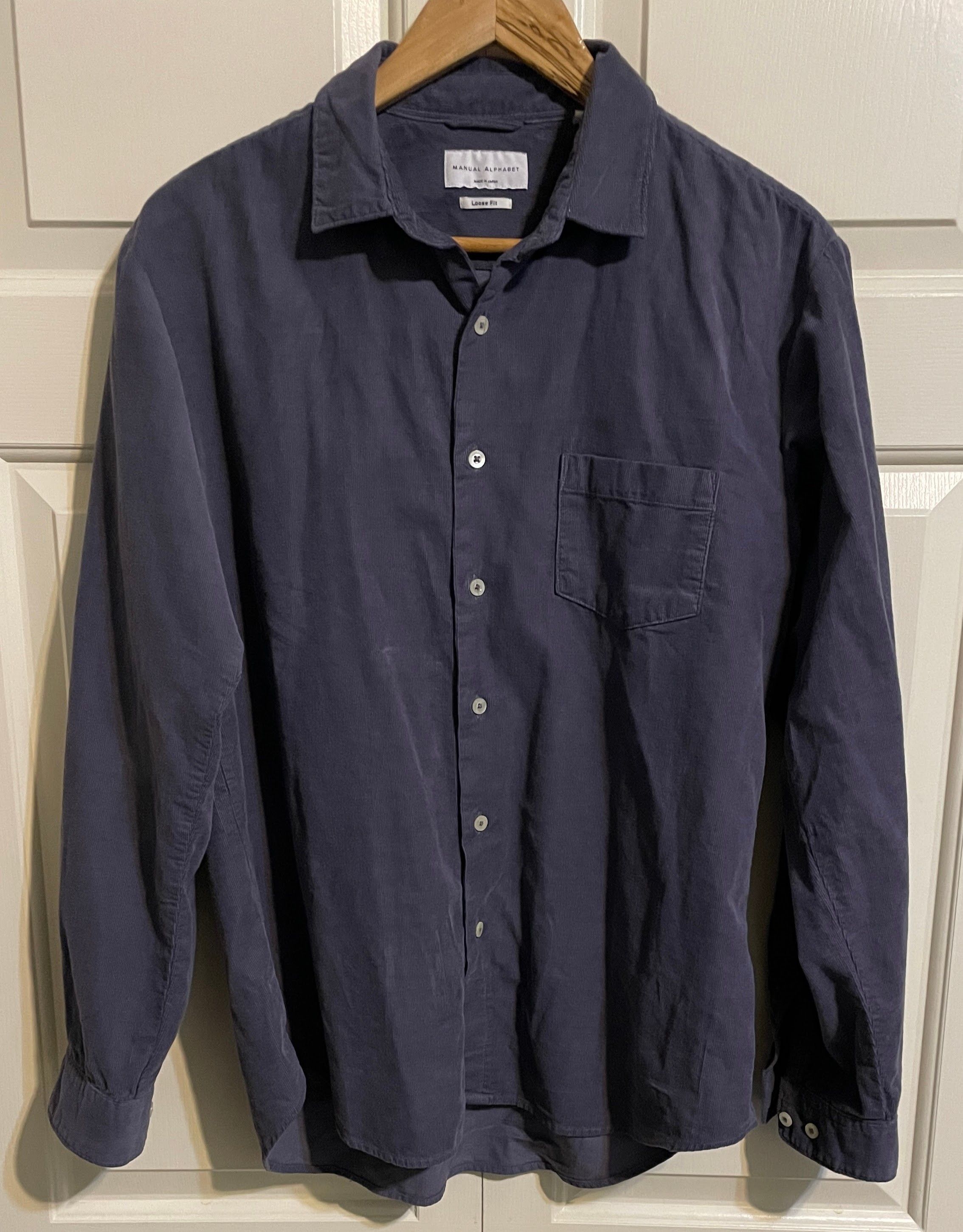 Engineered Garments Made in Japan Grey Corduroy Shirt | Grailed