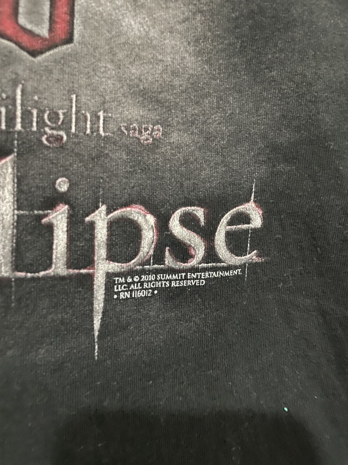 Vintage Rare❤️Team Edward The Twilight Saga Eclipse 2010 Summit Tee Size US S / EU 44-46 / 1 - 10 Thumbnail