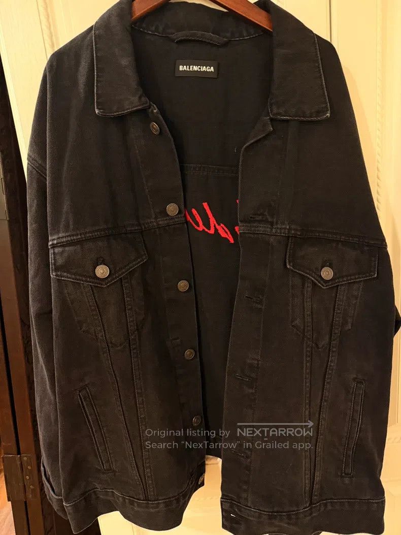 Balenciaga Balenciaga Denim jacket coat, size 46 Size US S / EU 44-46 / 1 - 1 Thumbnail
