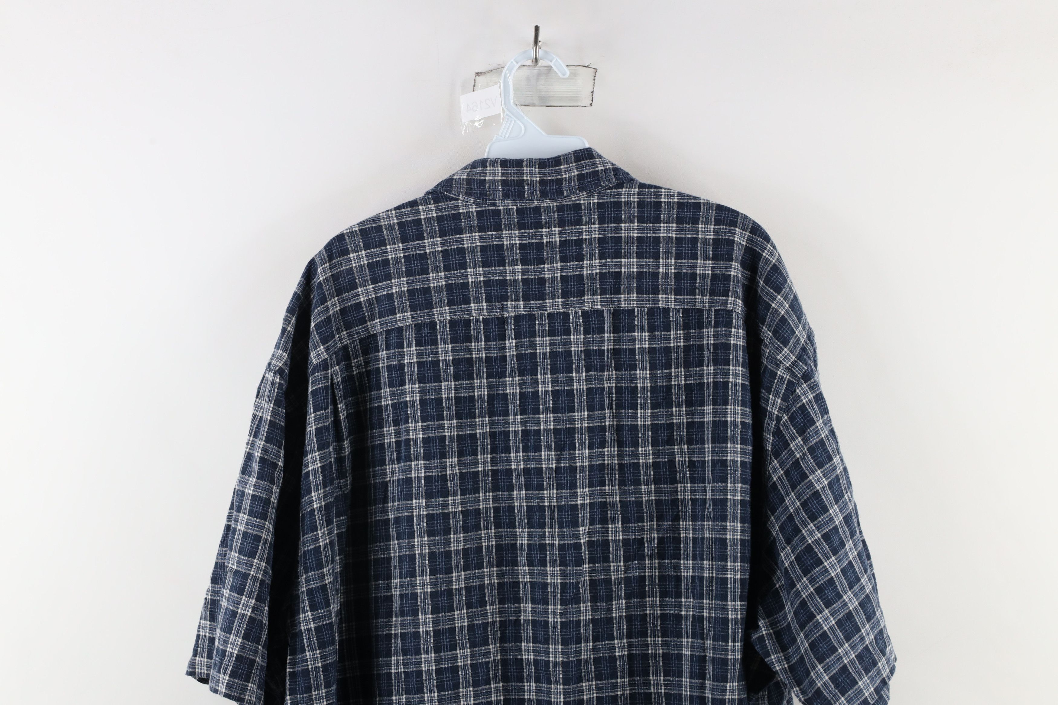 Gap × Vintage Vintage 90s Gap Fit Short Sleeve Collared Button Shirt Plaid Size US XL / EU 56 / 4 - 7 Thumbnail