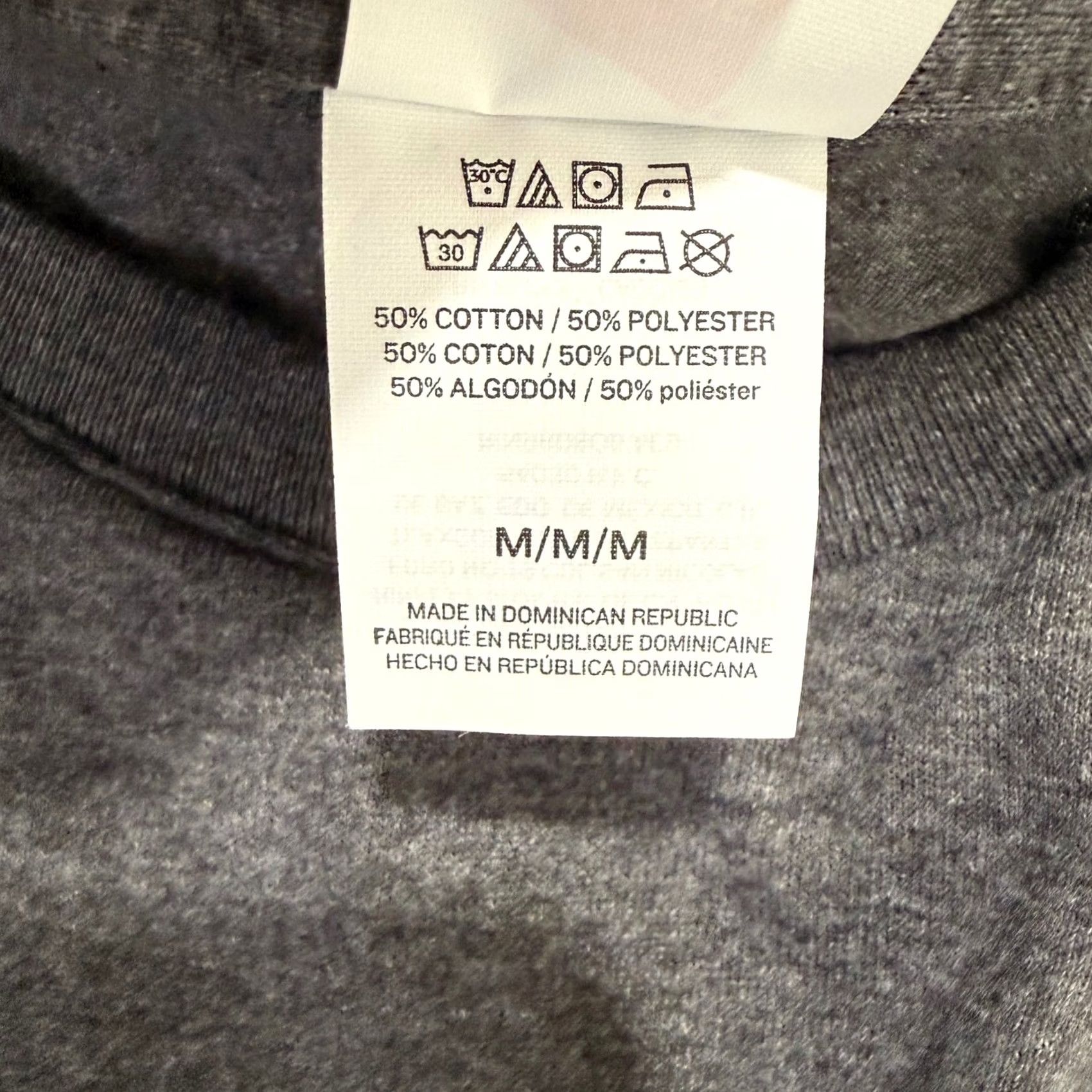 Hanes Hanes Mens Medium 4 Pack T-Shirt Charcoal Heather Gray Comfort Tee Basics 5095 Size US M / EU 48-50 / 2 - 5 Thumbnail