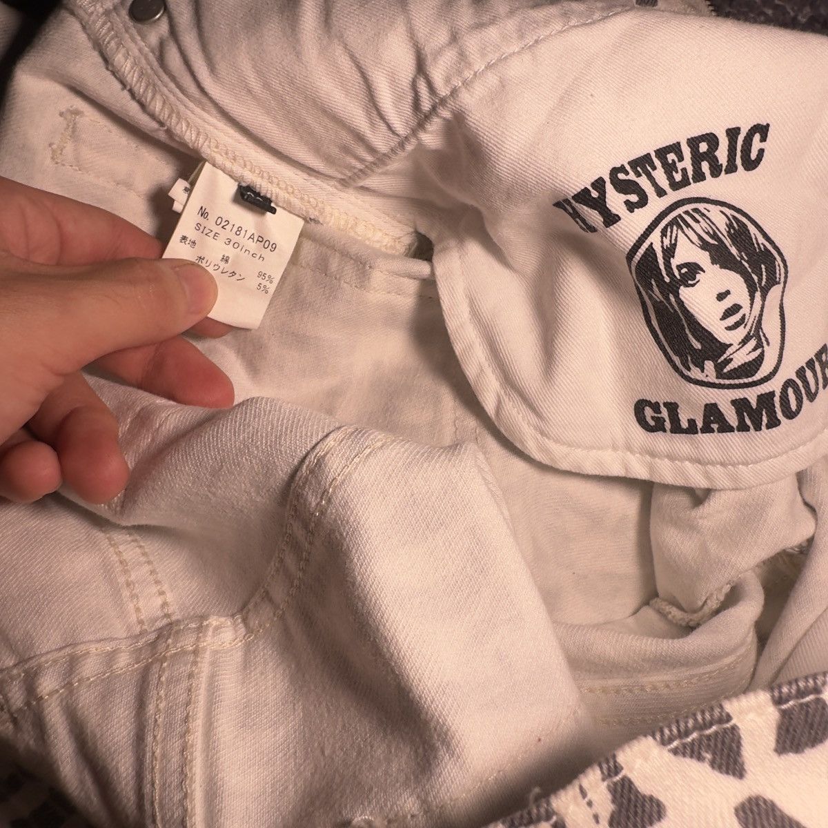 Hysteric Glamour HYSTERIC GLAMOUR “DAMMED” Script Denim Size US 30 / EU 46 - 6 Thumbnail
