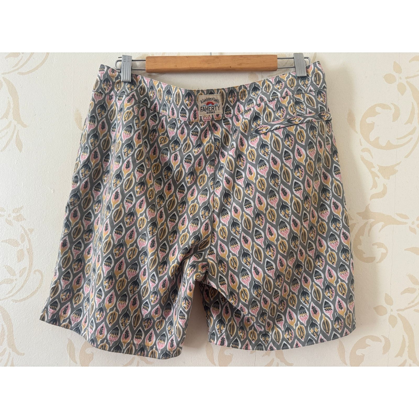 Faherty Mens Size 32 Faherty Swimwear Trunks Size US 32 / EU 48 - 4 Thumbnail
