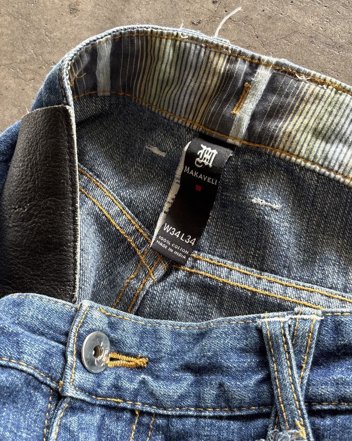 Makaveli Makaveli 2Pac Shakur Denim Jeans Size US 34 / EU 50 - 6 Thumbnail