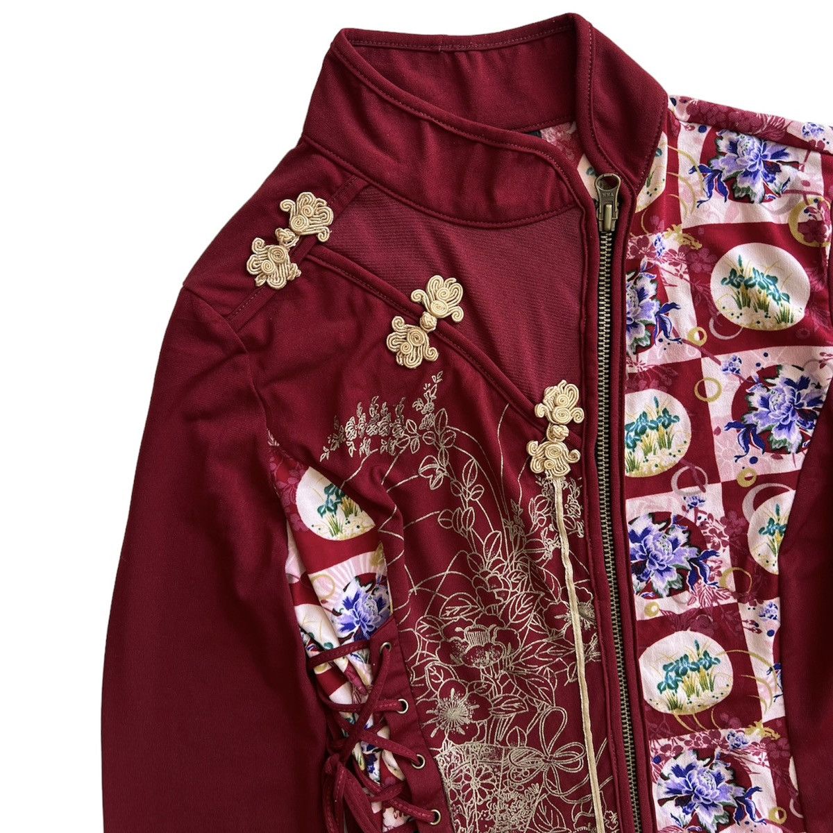If Six Was Nine × Japanese Brand × Le Grande Bleu (L.G.B.) OZZ ONESTE CHINESE DRESS Size S / US 4 / IT 40 - 2 Thumbnail