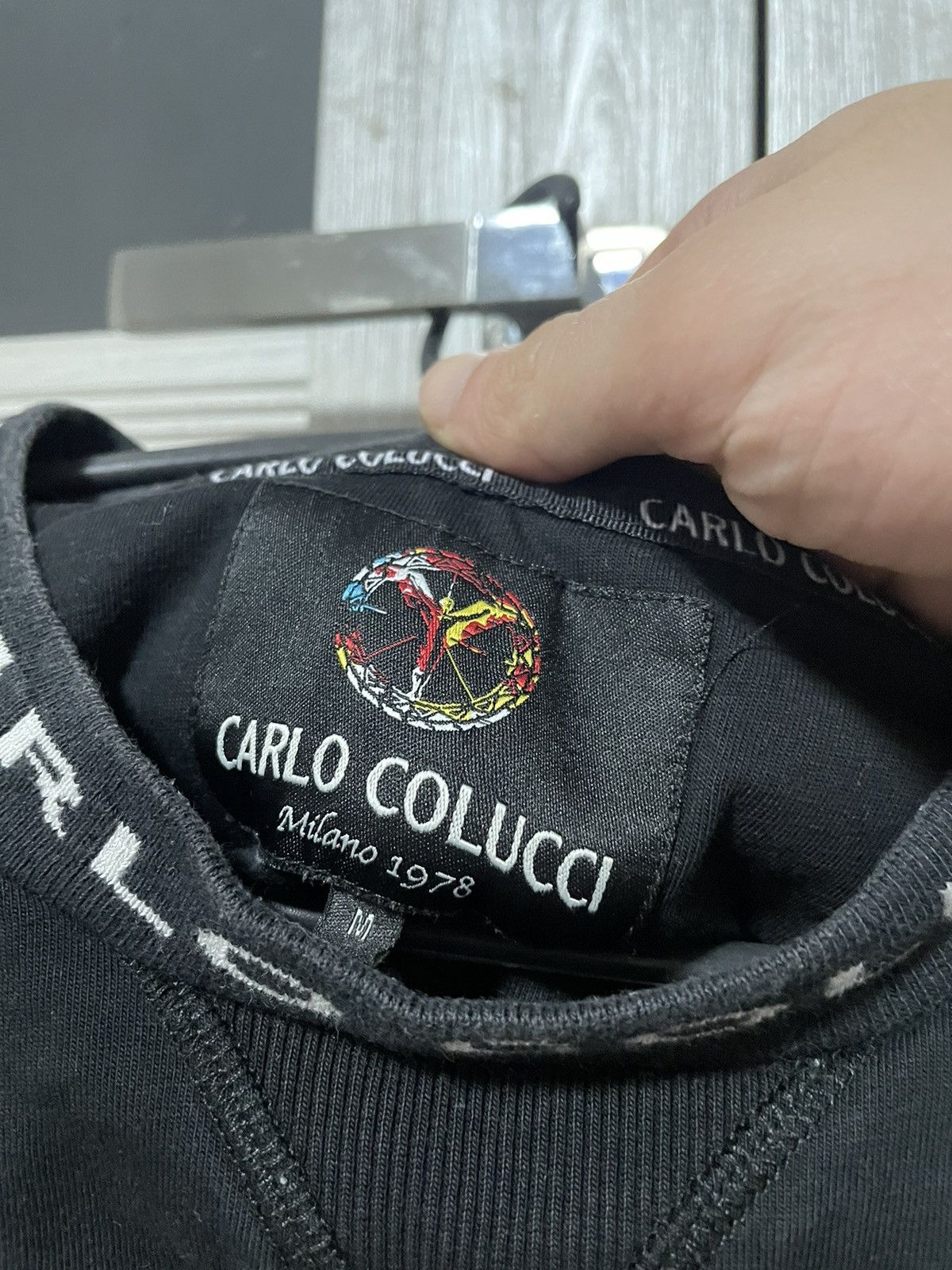 Carlo Colucci Carlo Colucci Vintage Black Logo Streetwear T-Shirt M Size US M / EU 48-50 / 2 - 11 Thumbnail