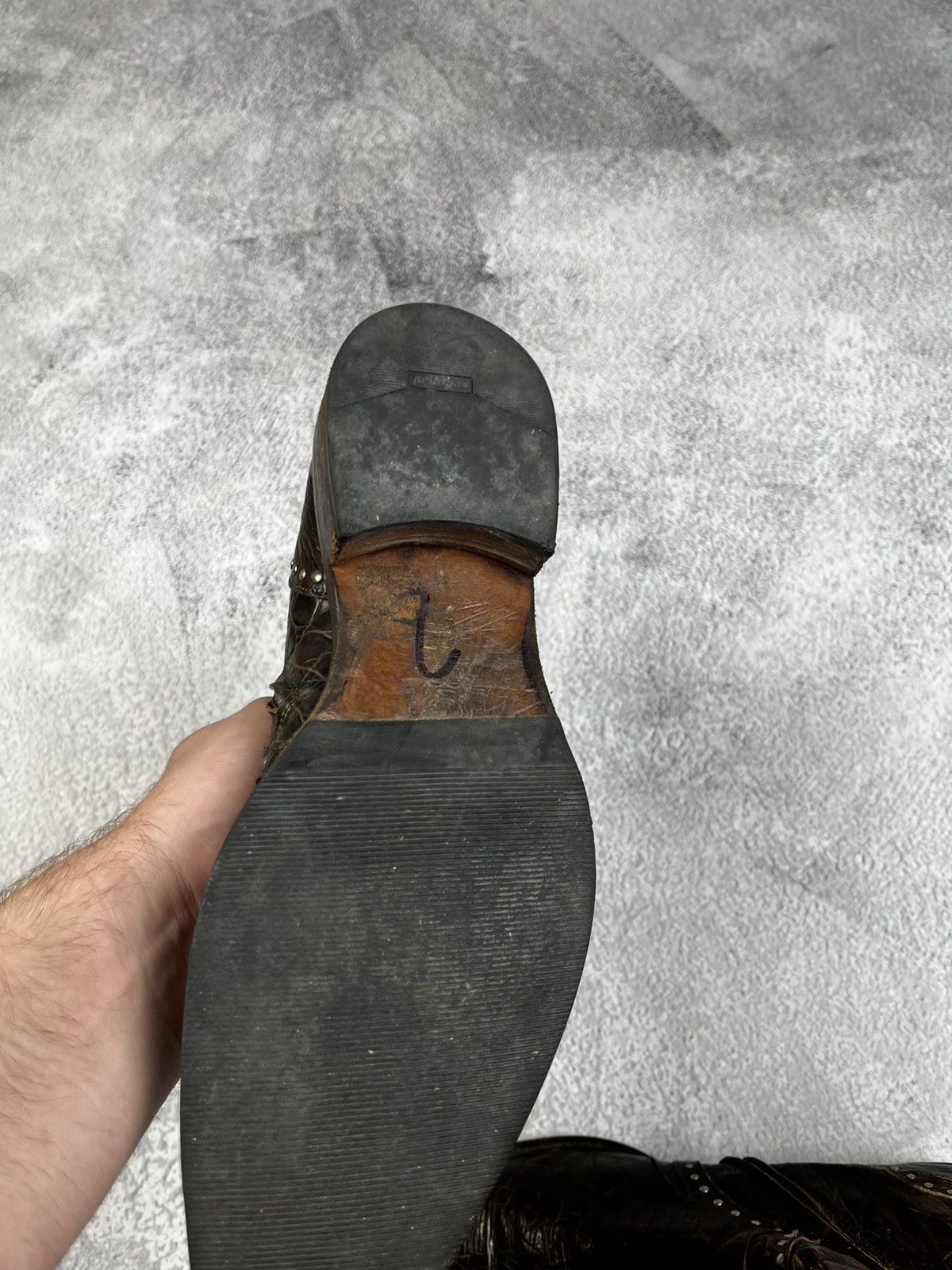 Vintage Leather boots avant garde style vintage size 41 Size US 8 / EU 41 - 10 Thumbnail