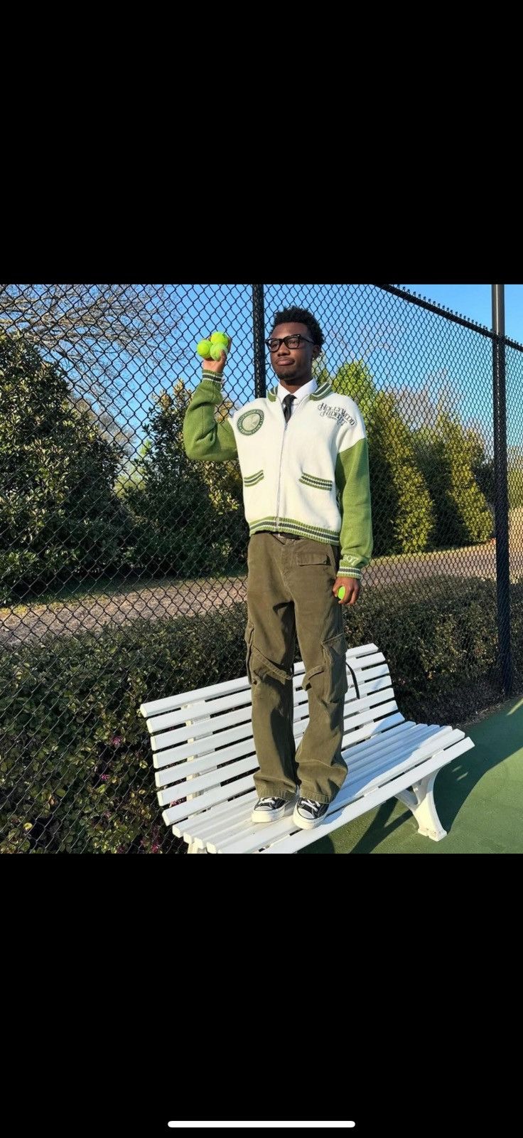 Hypebeast Hollywood Hideout Tennis Cardigan size small Size US S / EU 44-46 / 1 - 4 Thumbnail
