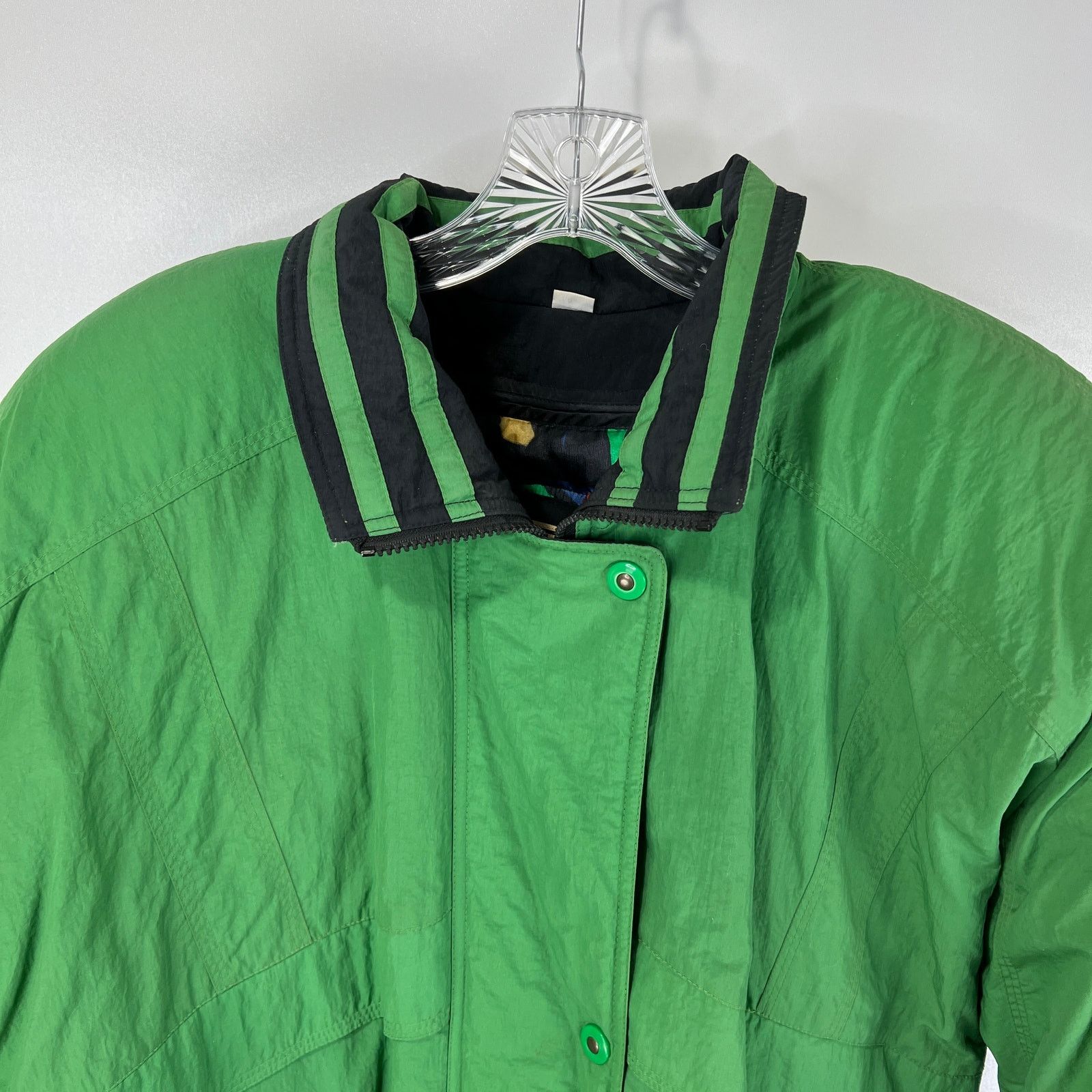 Vintage Vintage 80s Down Ski Coat London Fog Kelly Green Size L / US 10 / IT 46 - 11 Thumbnail