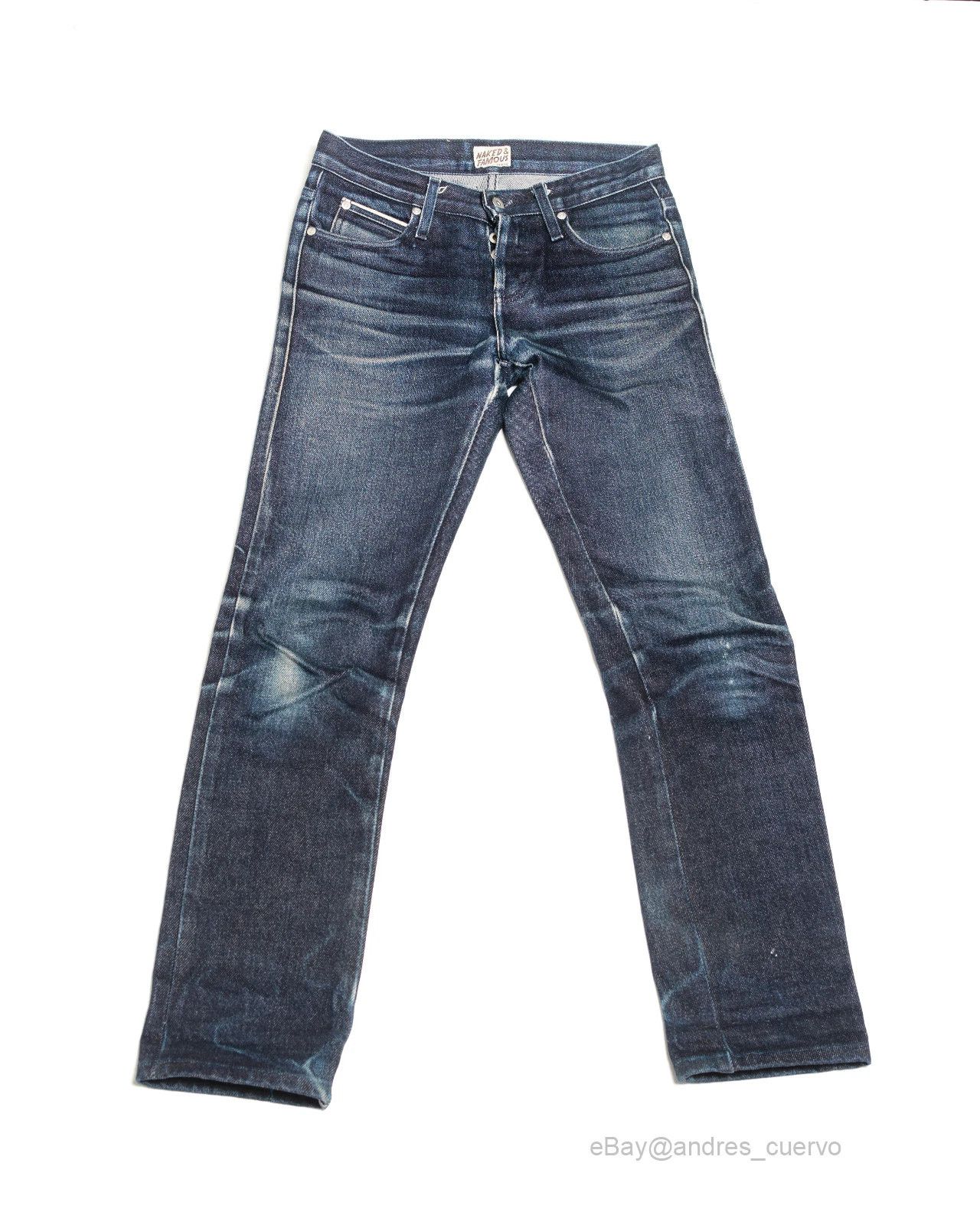 Naked & Famous Butler Naked & Famous Elephant 19oz fades Jeans selvedge Size US 29 - 1 Thumbnail