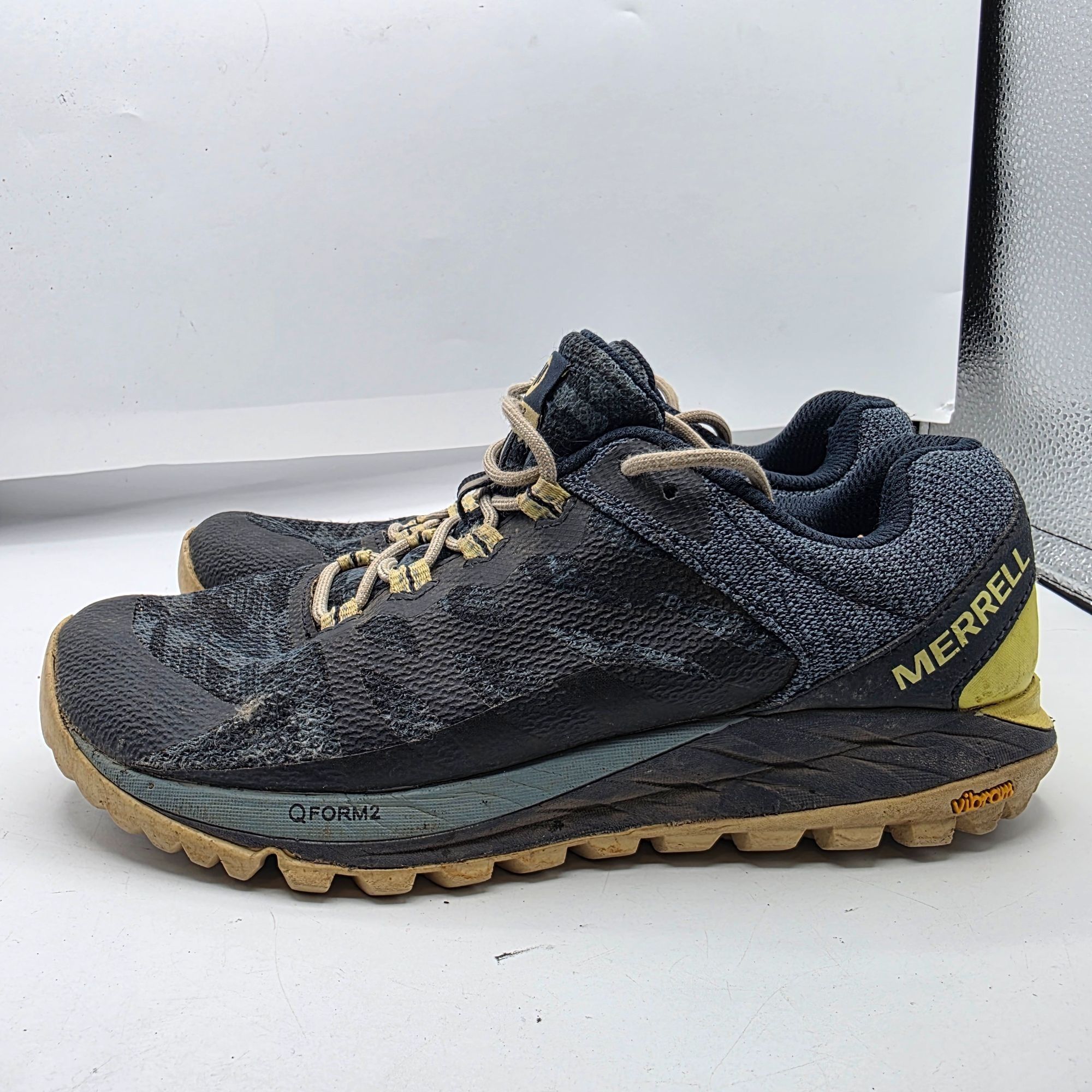 Merrell Merrell Antora 2 Womens Size 7 Gray Blue Yellow Trail Shoes Size US 7 / IT 37 - 13 Thumbnail