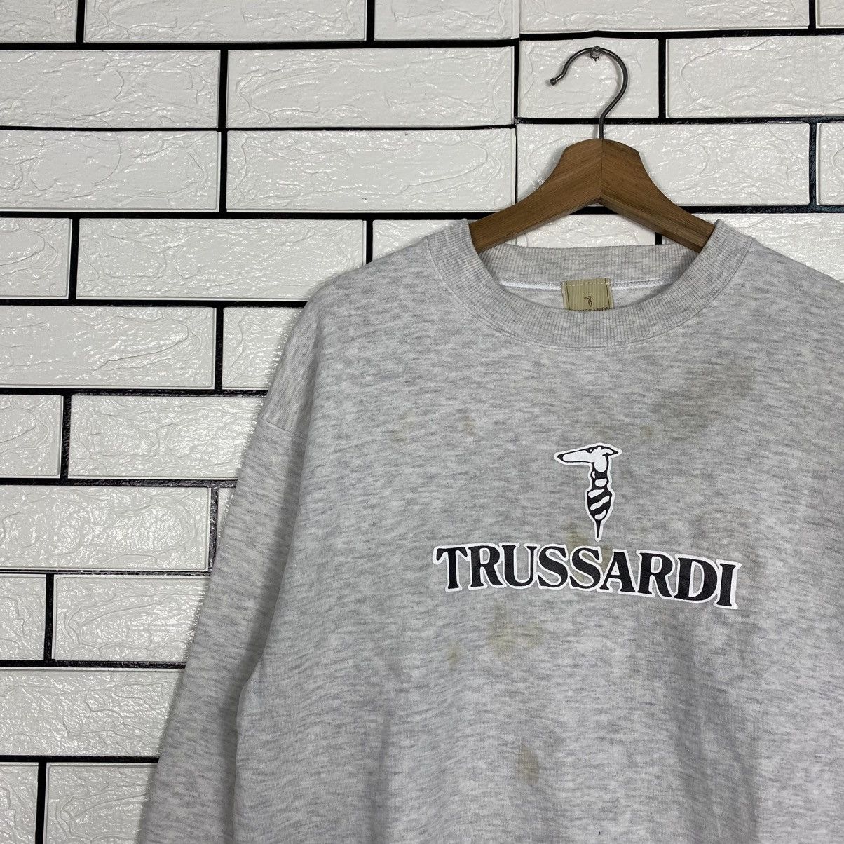 Japanese Brand 📌Vintage Sweatshirt Trussardi Big Logo Size US L / EU 52-54 / 3 - 8 Thumbnail
