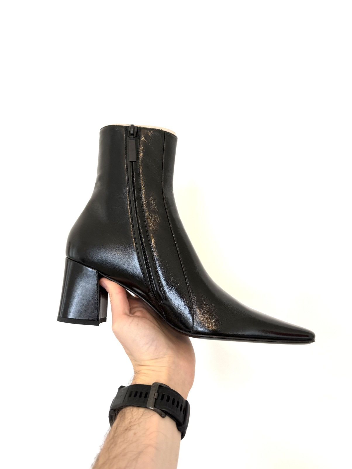 Saint Laurent Paris SS24 Saint Laurent Rainer 75 Boots in Smooth Leather Size US 8 / EU 41 - 1 Thumbnail
