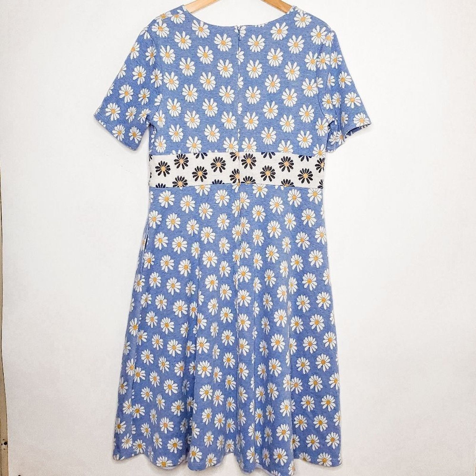 Hutch Hutch Blue Daisy Floral Rainey Floral Knit Midi Dress Sz 0X Size XL / US 12-14 / IT 48-50 - 5 Thumbnail