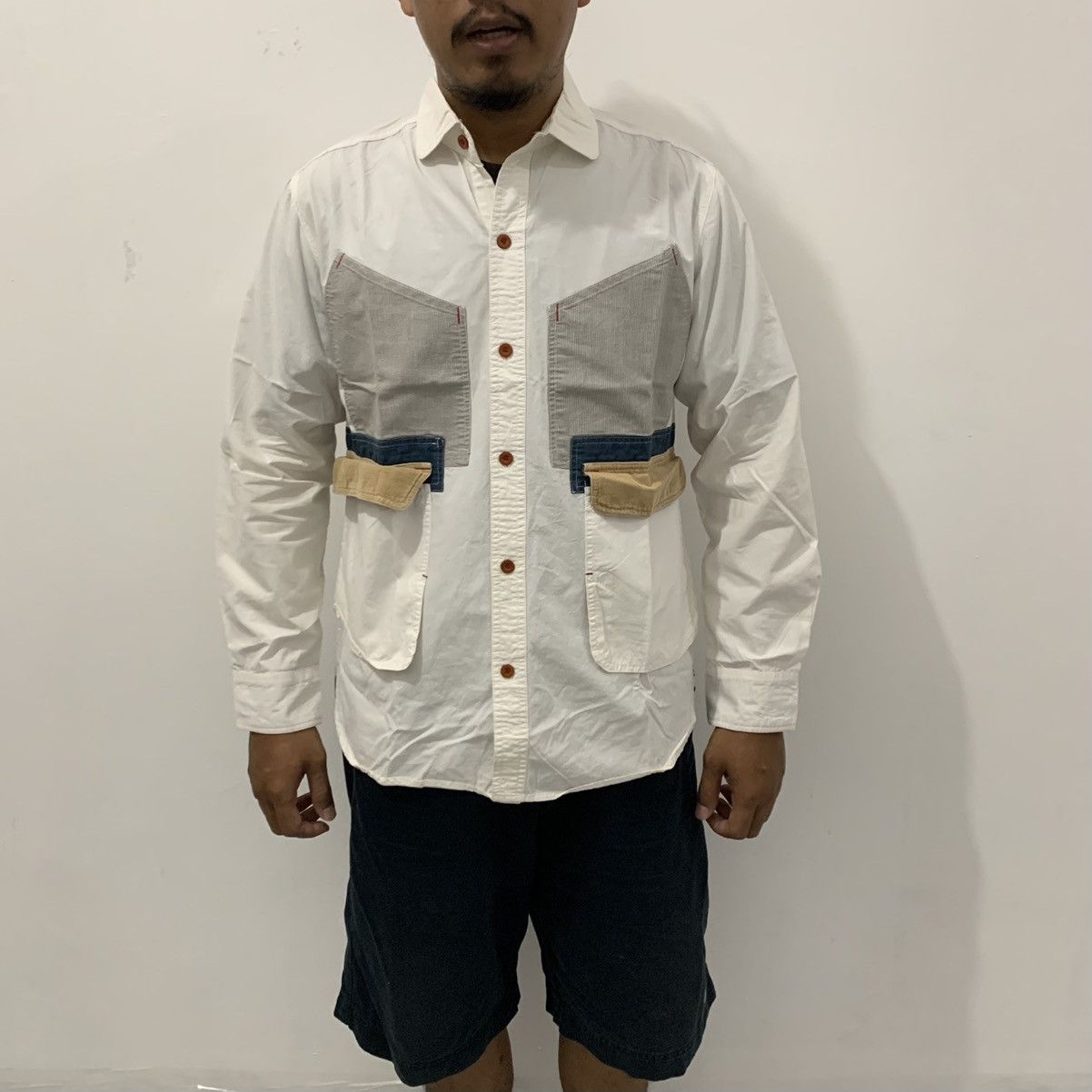 Junya Watanabe MAN Vtg AD2003 Rodeo Corduroy Flannel Shirt