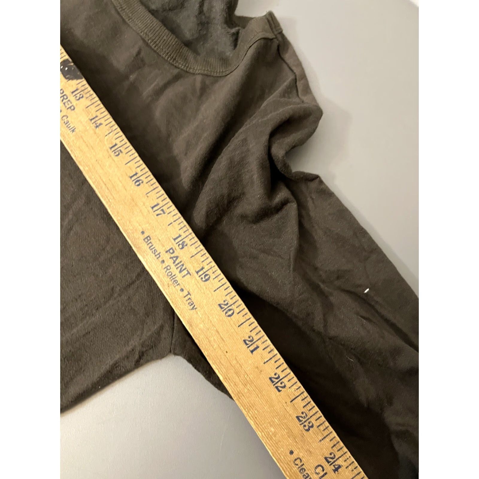 Vintage VINTAGE Simply Vera Vera Wang Women’s PM Green Brown Ruffle Long Sleeve Pullover Top Shirt Adult PM Brown Green Ruffle Sleeves Womens Size M / US 6-8 / IT 42-44 - 5 Thumbnail