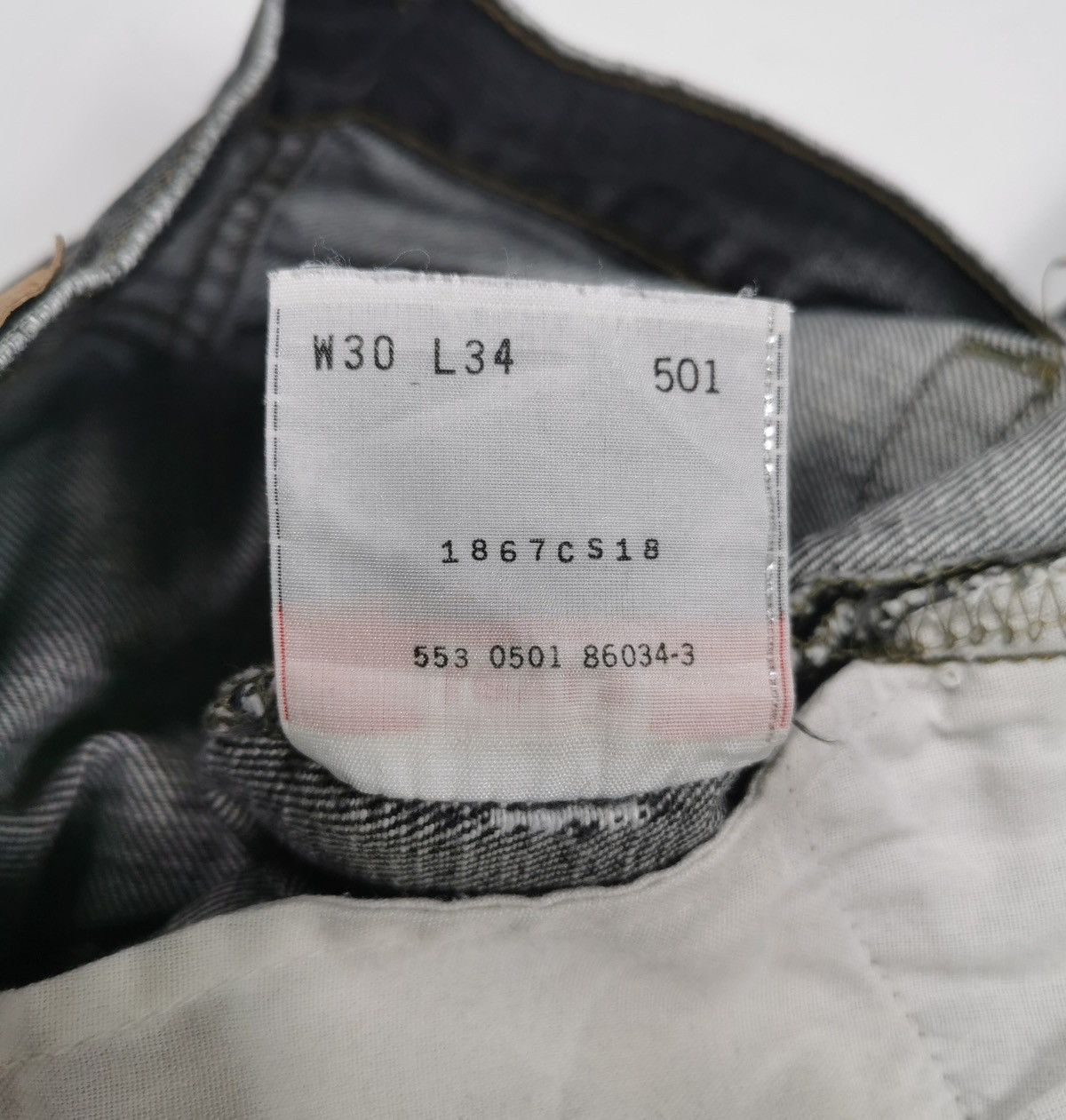 Levi's Vintage Levis 501 Black Denim Jeans Size US 29 - 9 Thumbnail