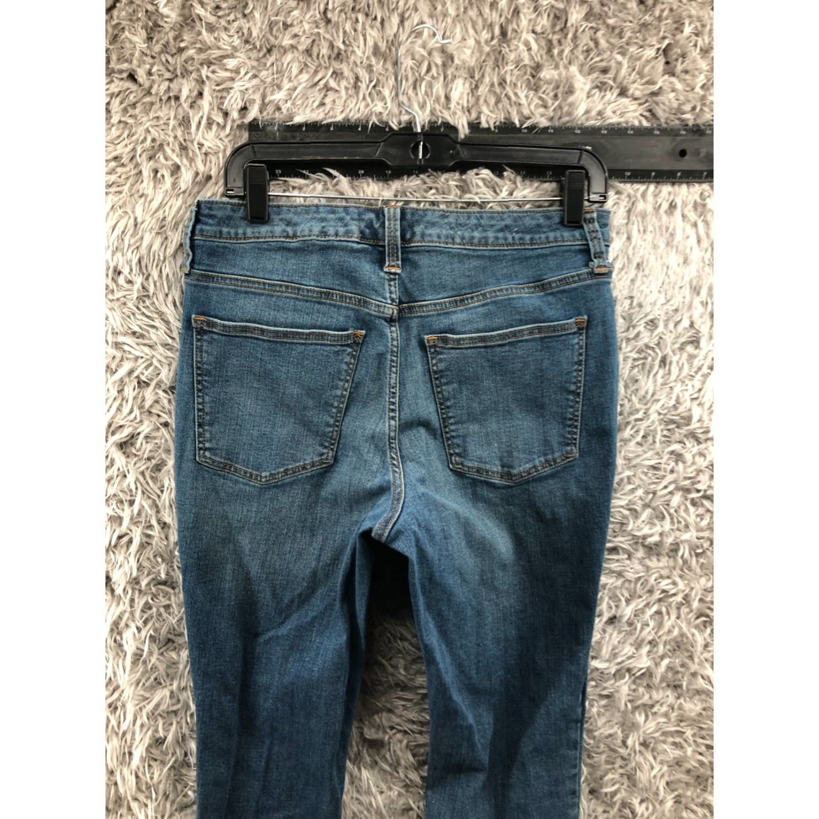 Vintage Universal Thread High Rise Skinny Jeans Womens 10 Blue Medium Wash Size 32" / US 10 / IT 46 - 6 Thumbnail