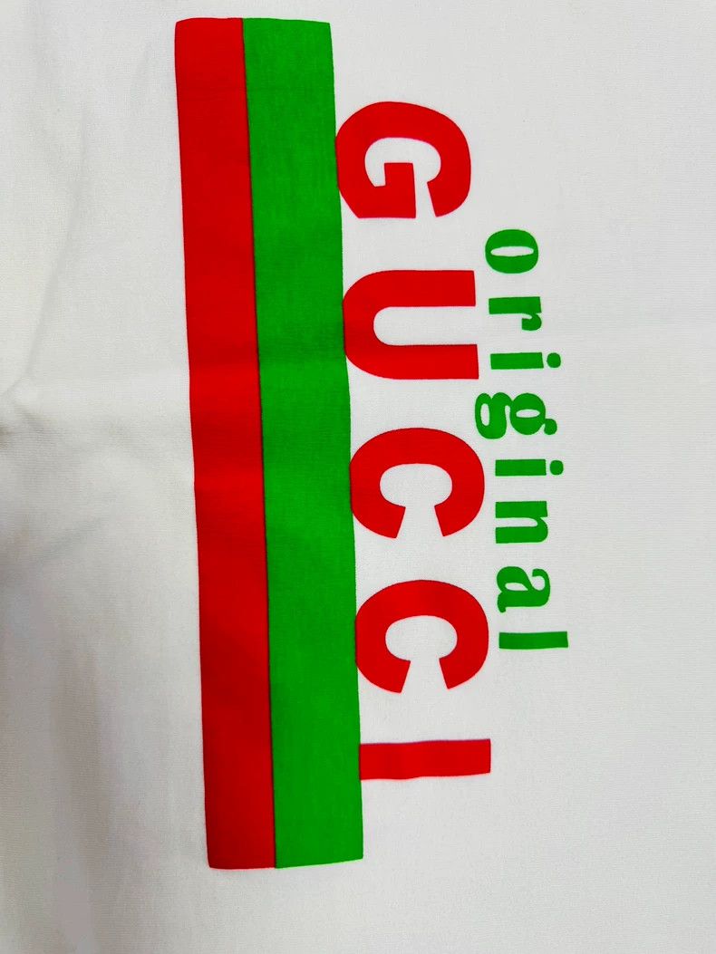 Gucci Gucci Logo letter print short-sleeved T-shirt 2503-Nextarro Size US M / EU 48-50 / 2 - 5 Thumbnail