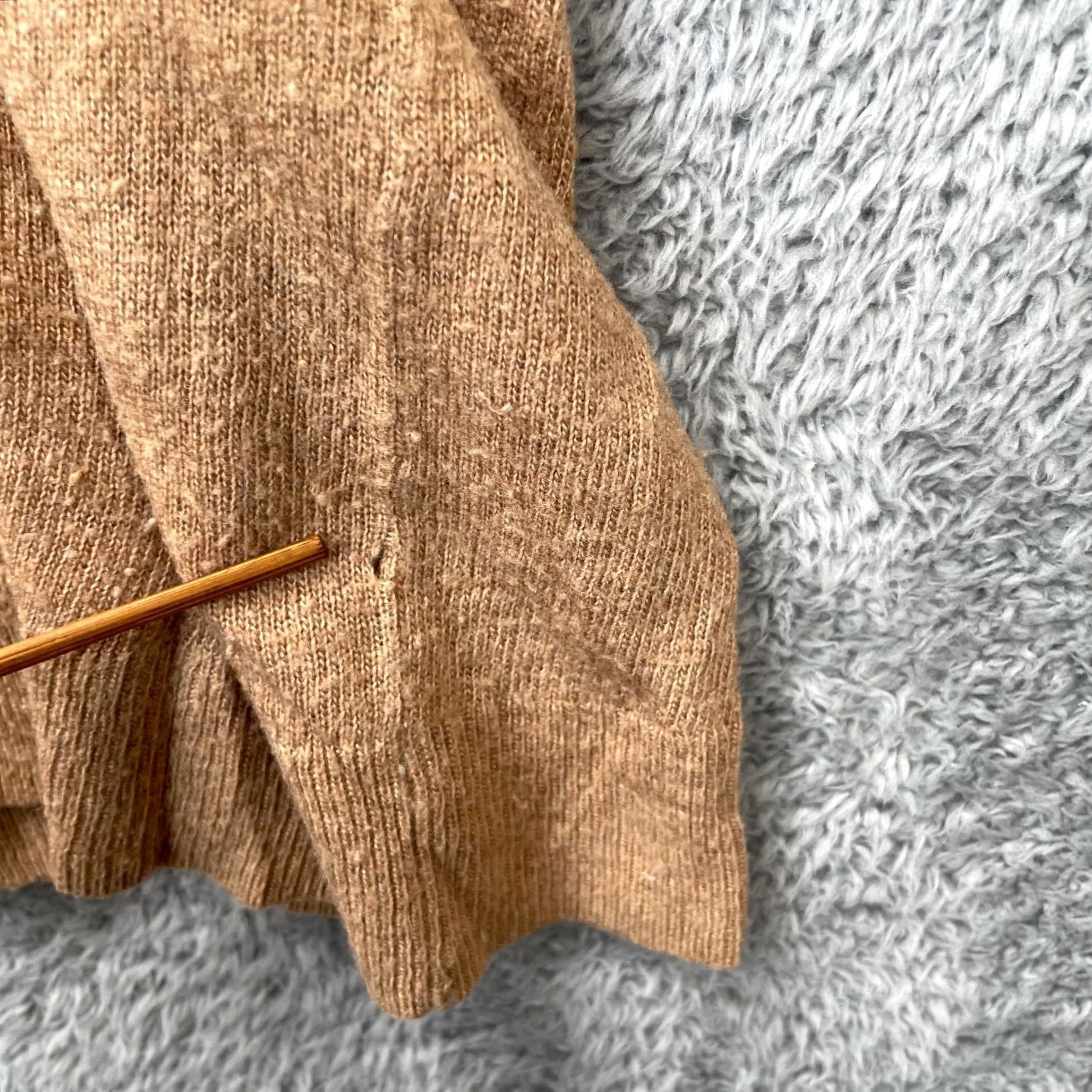 J.Crew J.CREW Sweater Womens Small Beige Cropped Dolman Sleeve Knit Mock Neck Pullover Short Sleeve Vintage? Size S / US 4 / IT 40 - 5 Thumbnail