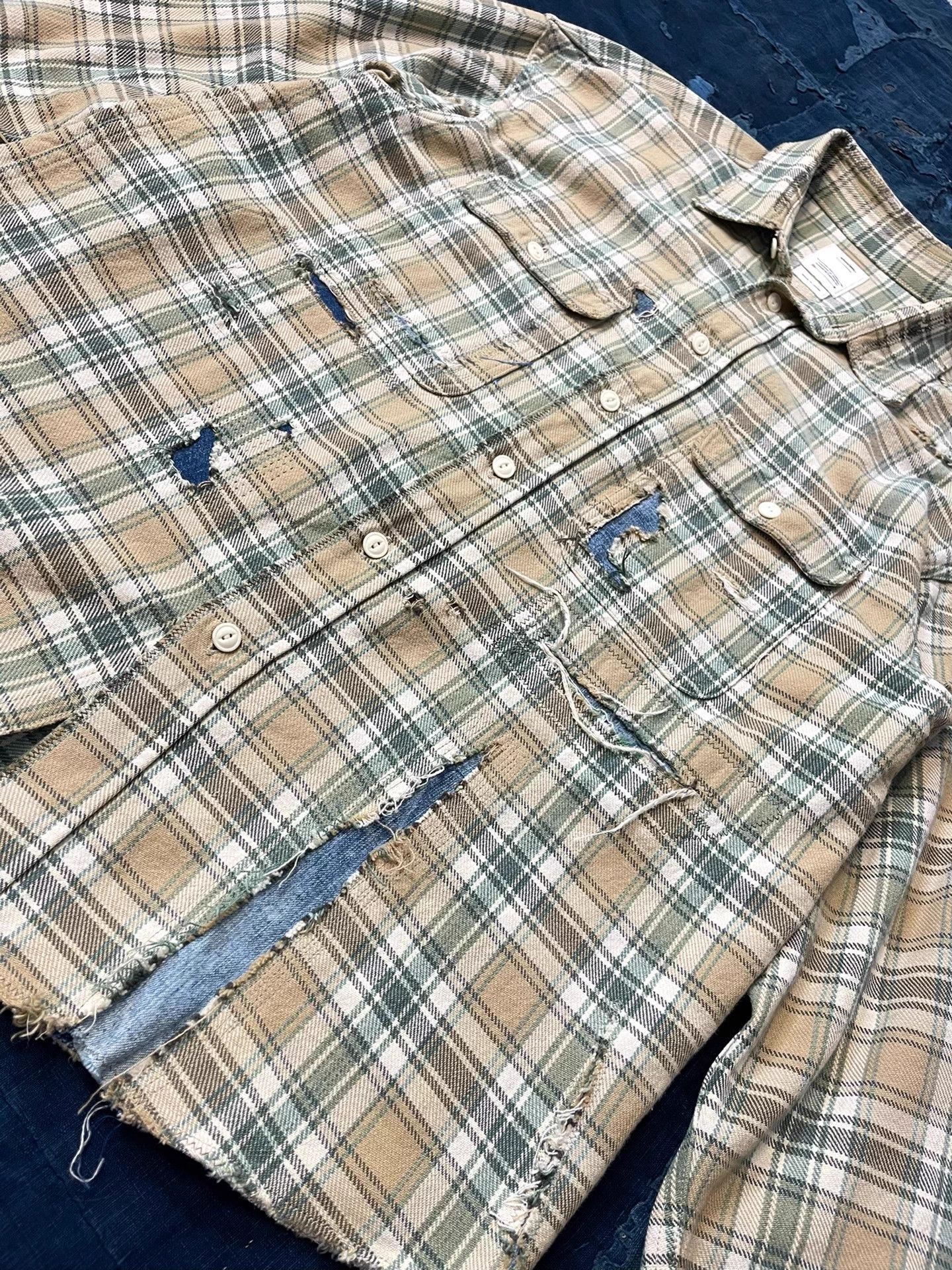 Visvim VISVIM 20SS Lumber Shirt CRASH Beige Size 2 Size US M / EU 48-50 / 2 - 3 Thumbnail