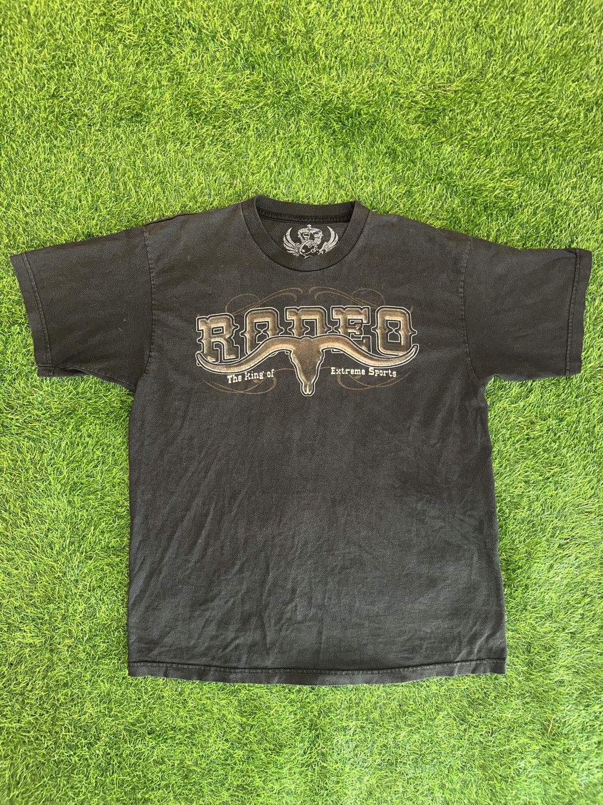 Cowboy Equipment Y2k rodeo cowboy western bull rider tee shirt size XL Size US XL / EU 56 / 4 - 2 Thumbnail