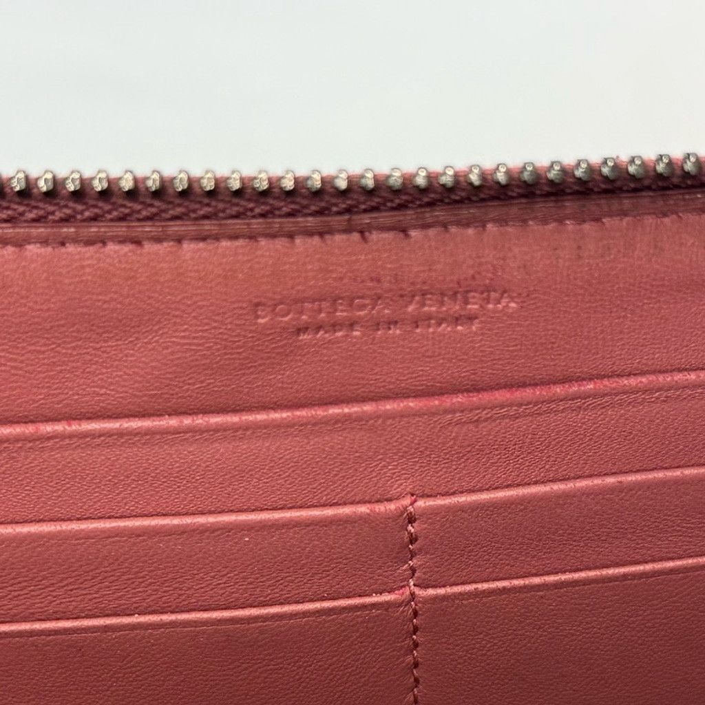 Bottega Veneta Rose Zip Around Wallet