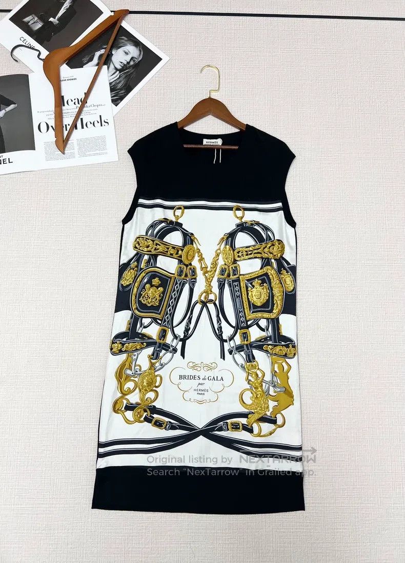 Hermes Hermes Silk Knit Dress Size XS / US 0-2 / IT 36-38 - 1 Thumbnail
