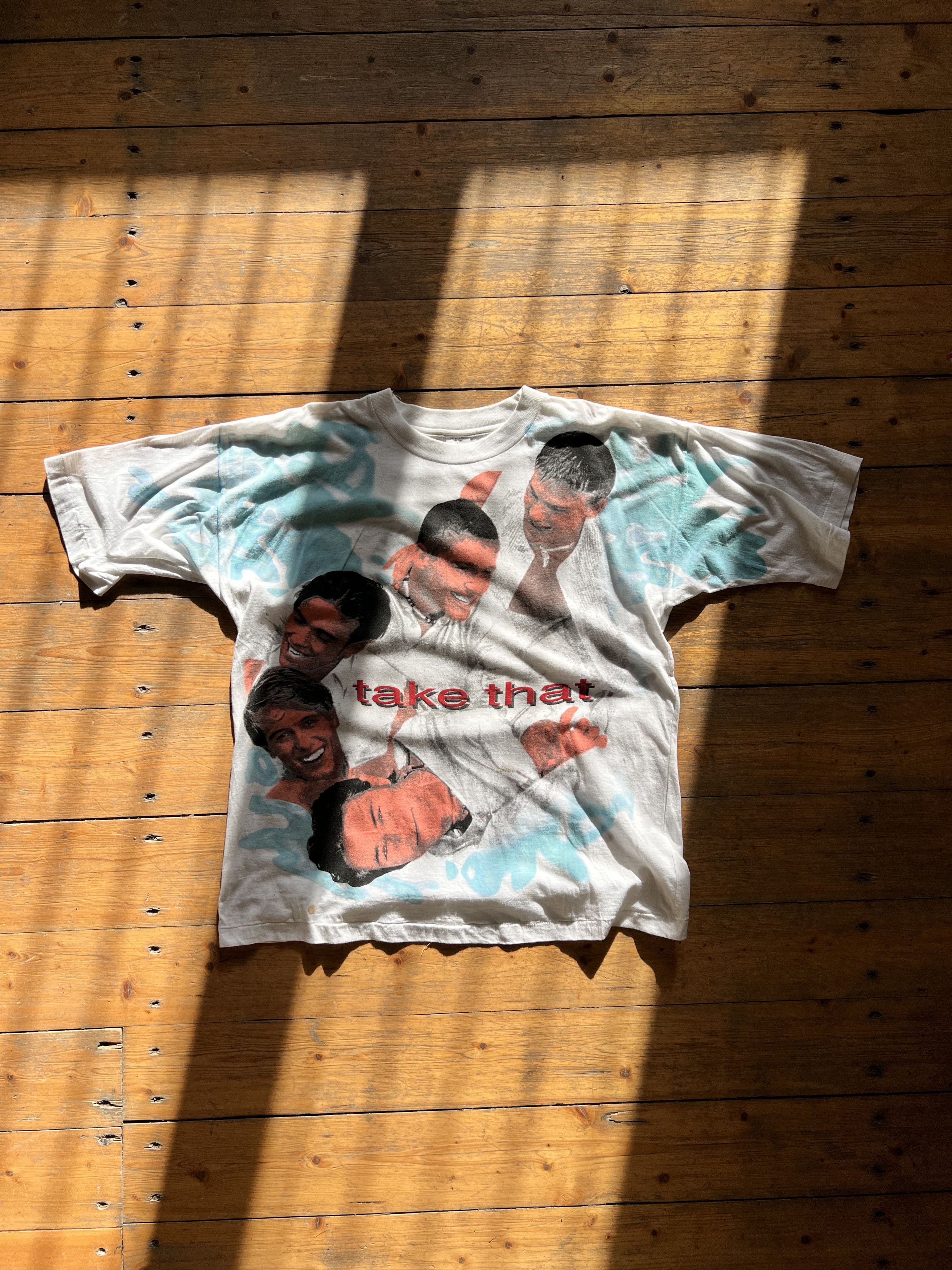 Take That Grail Rare Full Print Vintage 1980s Tee Robbie