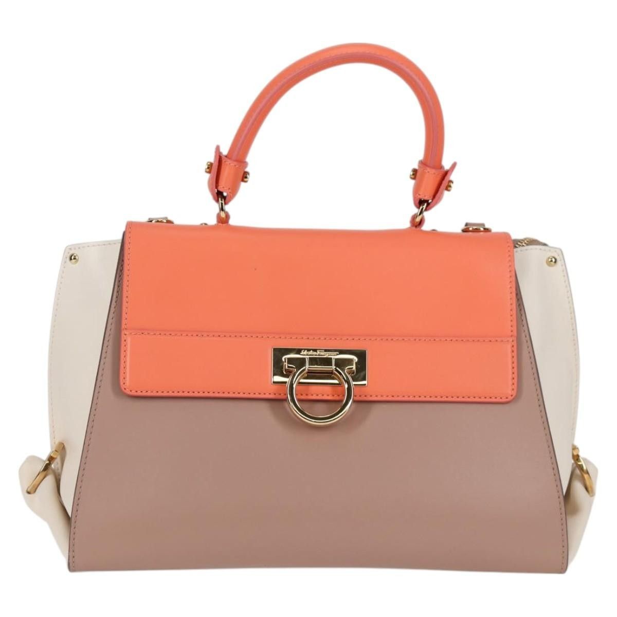Salvatore Ferragamo Salvatore Ferragamo Sofia Satchel Leather Size ONE SIZE - 1 Thumbnail