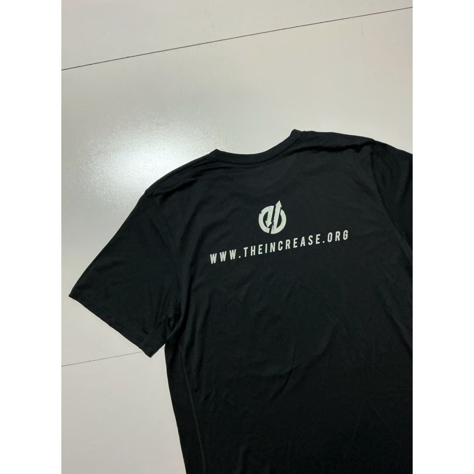 Nike VINTAGE Nike Dri Fit The Increase John 3:30 Training Gym Workout S/S Graphic T-Shirt XL Black Mens Size US XL / EU 56 / 4 - 4 Thumbnail