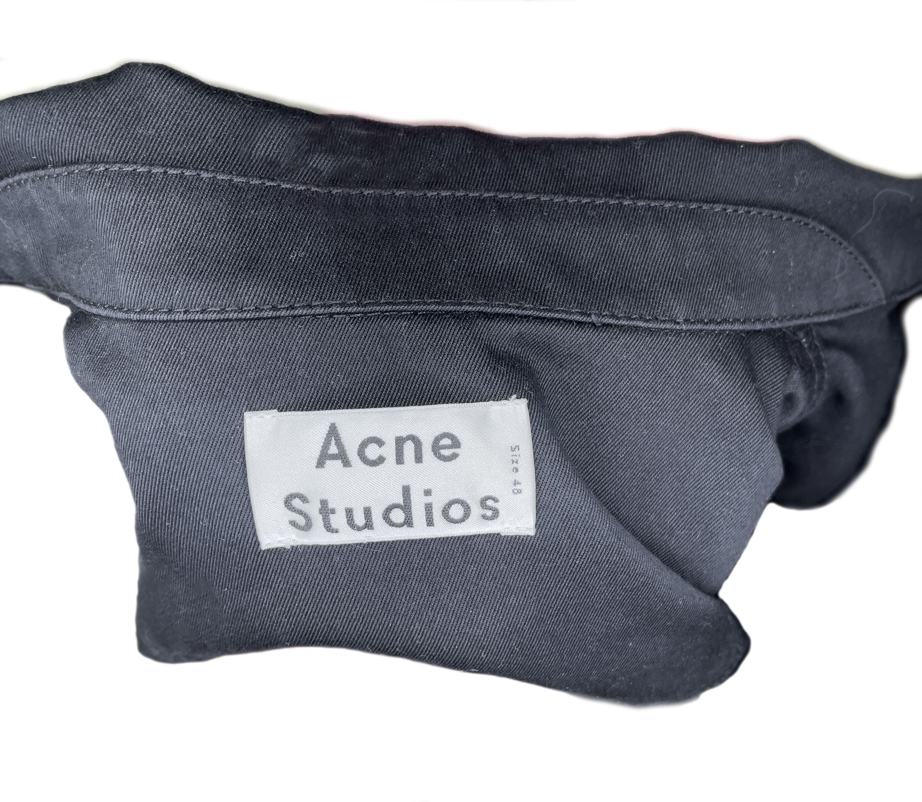 Acne Studios Acne Studios Black Shirt Size US L / EU 52-54 / 3 - 3 Thumbnail