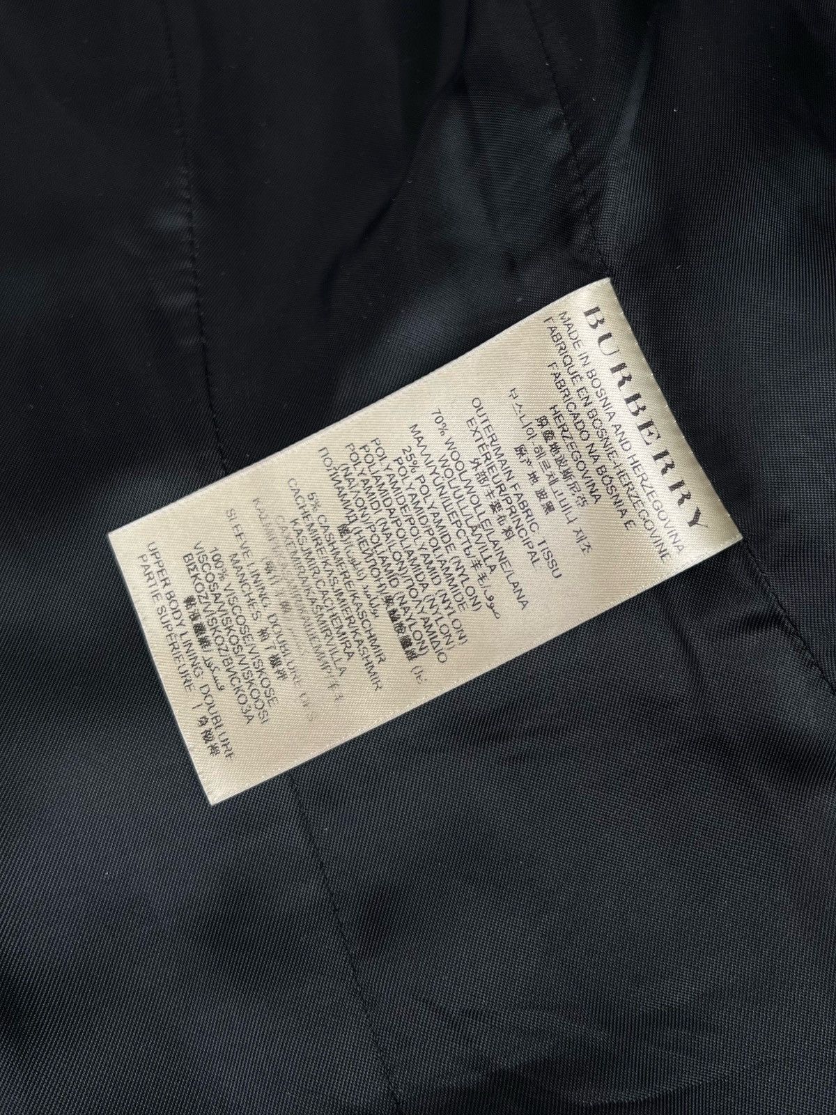 Burberry Burberry Brit Belted Wool Cashmere Coat Jacket Size XS / US 0-2 / IT 36-38 - 14 Thumbnail