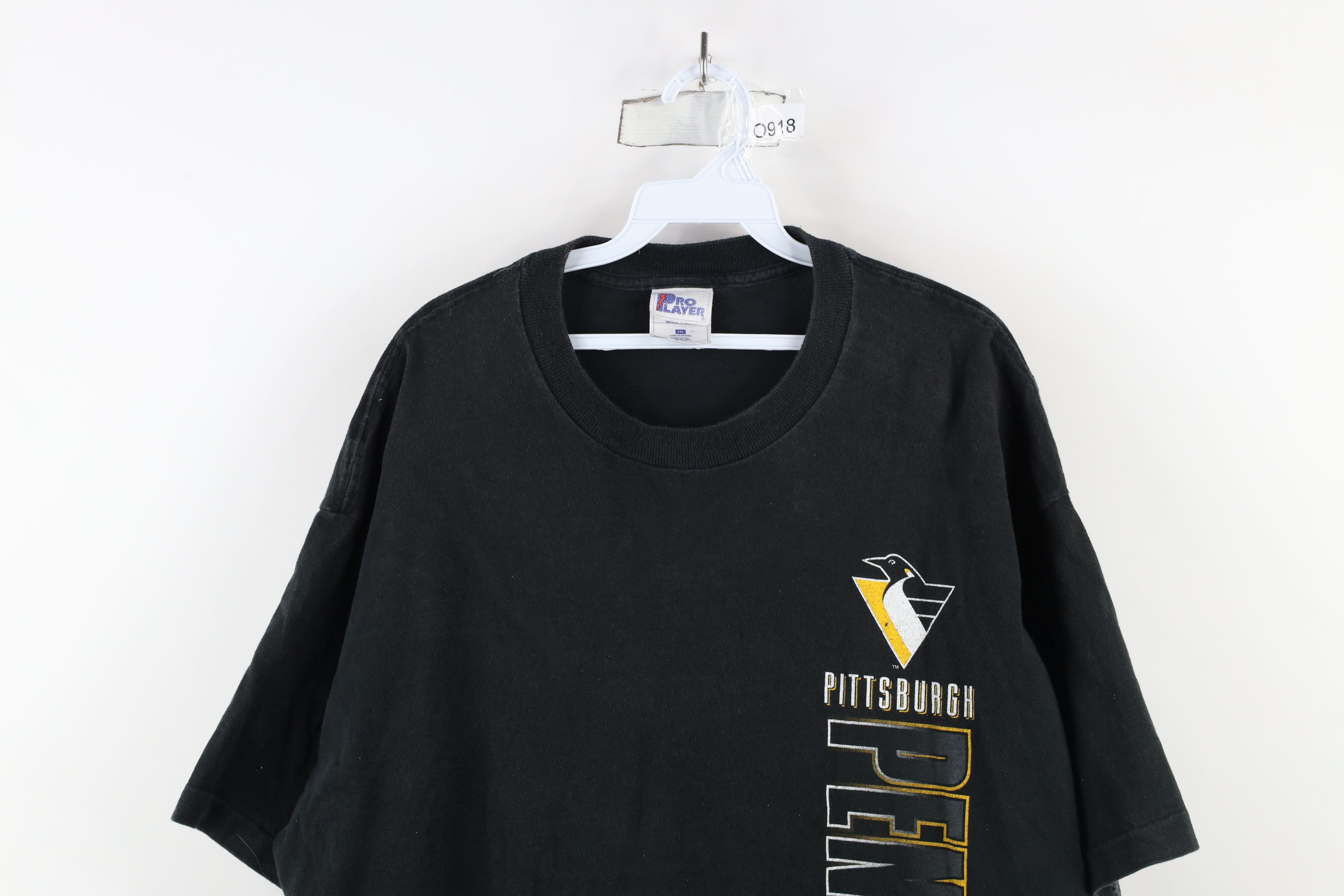 Vintage Vintage 90s Spell Out Pittsburgh Penguins Hockey T-Shirt USA Size US XXL / EU 58 / 5 - 2 Thumbnail