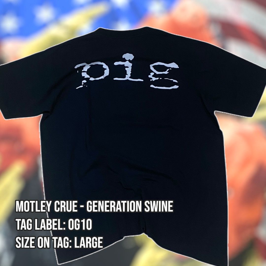 Band Tees Motley Crue - Generation Swine Band Tee Size US L / EU 52-54 / 3 - 2 Thumbnail