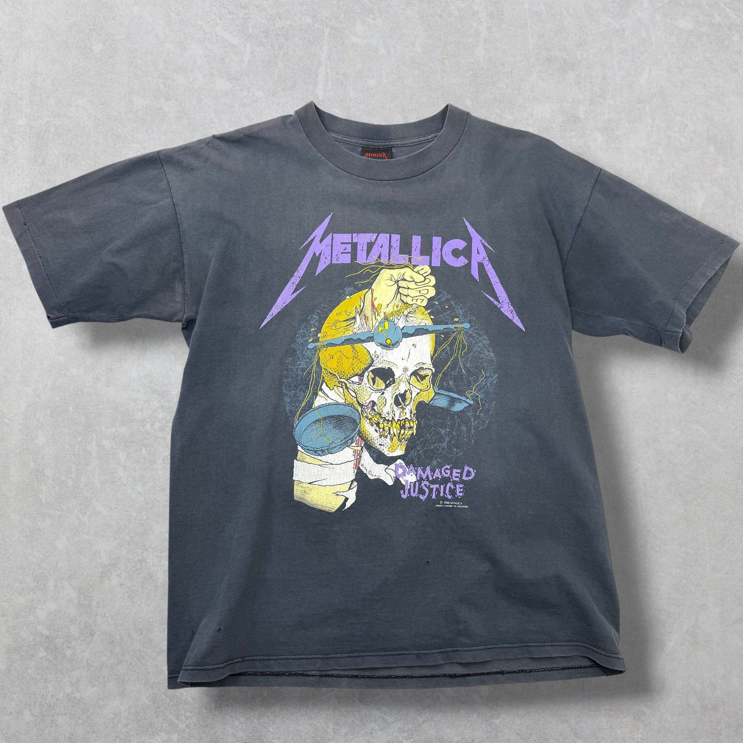 Metallica Vintage Metallica Damaged Justice Pushead Tee XL Size US XL / EU 56 / 4 - 1 Thumbnail