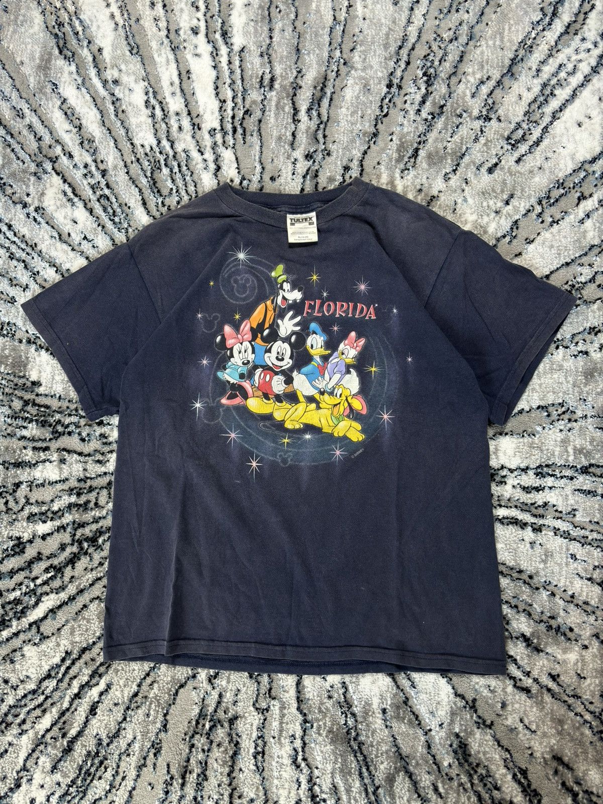 Disney Warner Bros 2000 Navy T Shirt Movie Series Cartoon sz L Size US M / EU 48-50 / 2 - 1 Thumbnail