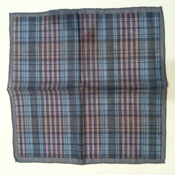 Black Brown 1826 BLACK BROWN1826 NEW 58%LINEN42%COTTON POCKETSQUARE 12.5X12.5 Size ONE SIZE - 2 Thumbnail