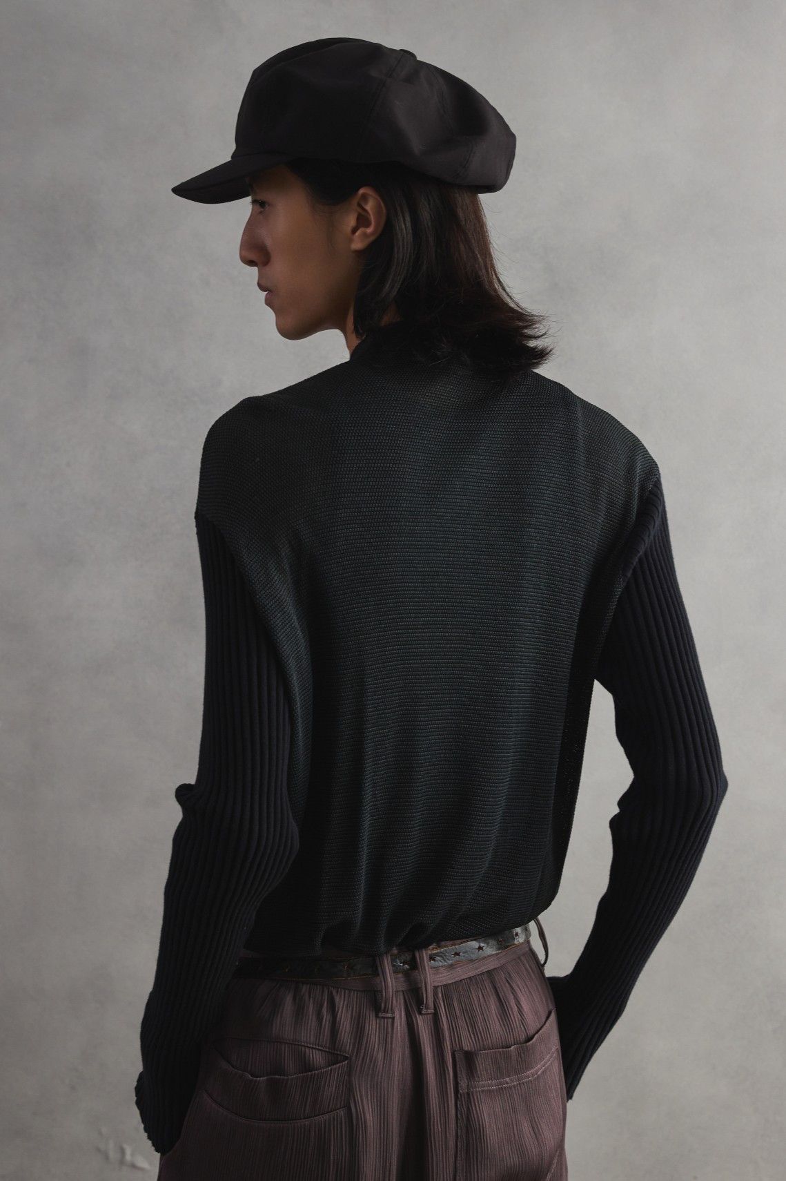 Y's for Men Y’s for Men Half-Zip Mesh Knit Top Size US M / EU 48-50 / 2 - 5 Thumbnail