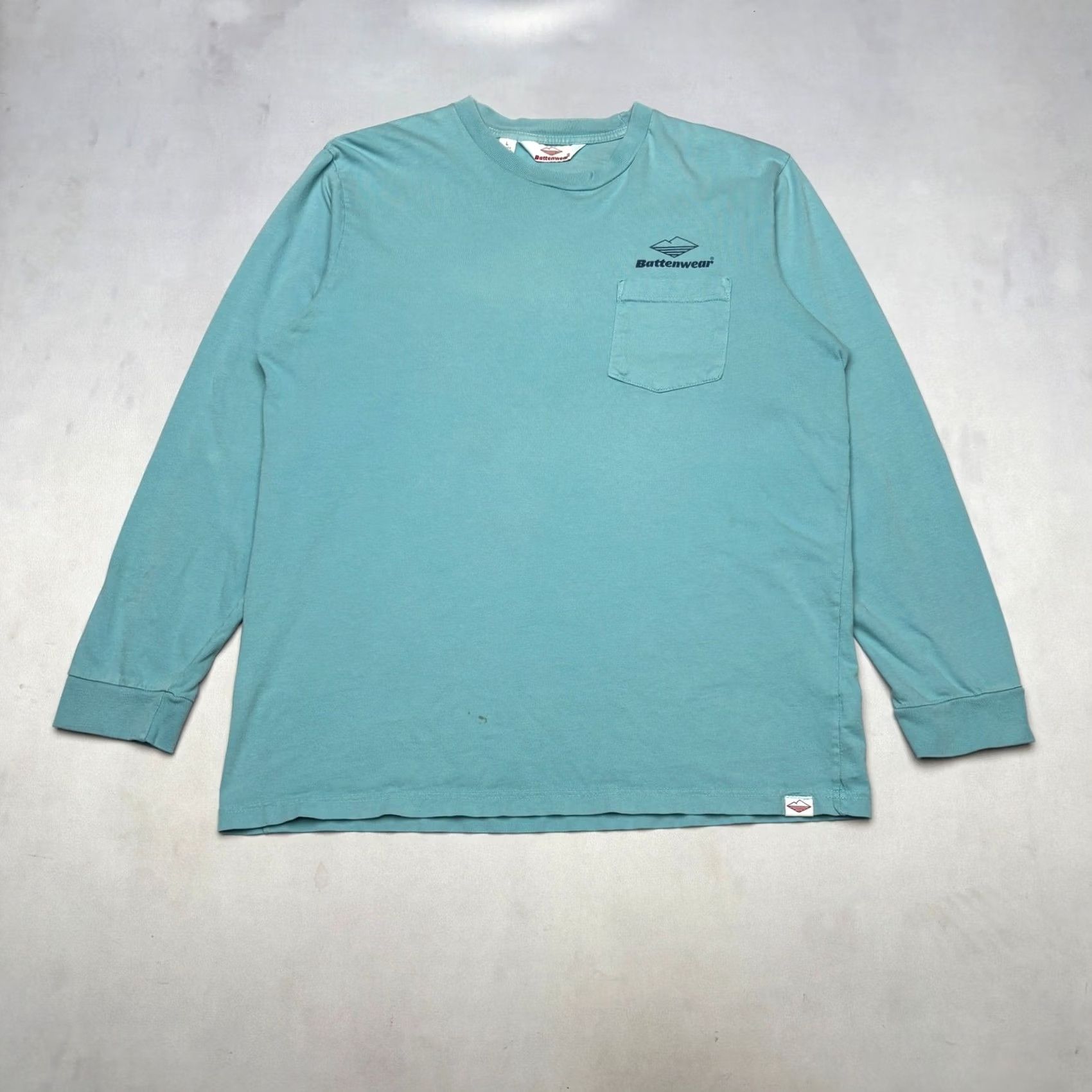 Battenwear VINTAGE Battenwear Pocket T Shirt Large Team Long Sleeve Gorpcore Men's Size US L / EU 52-54 / 3 - 3 Thumbnail