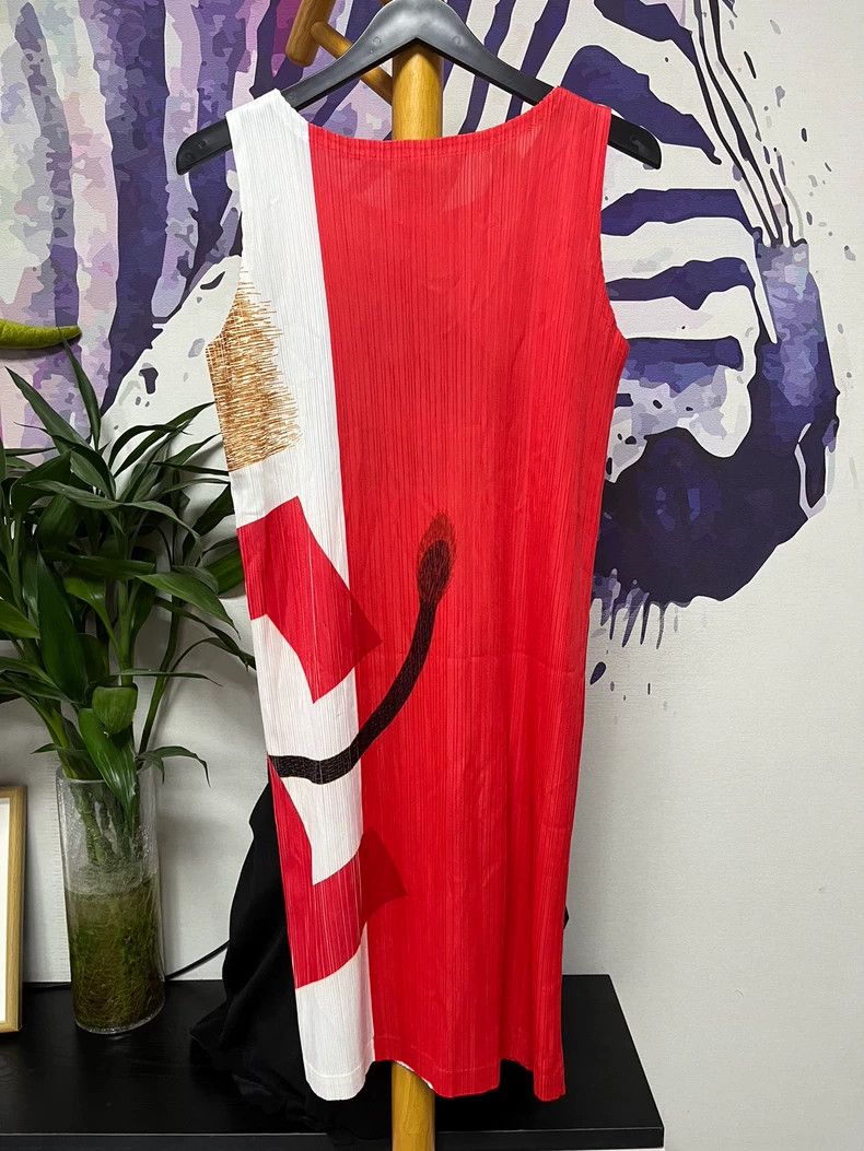 Issey Miyake Issey Miyake Animal pattern pleated skirt Size M / US 6-8 / IT 42-44 - 2 Thumbnail