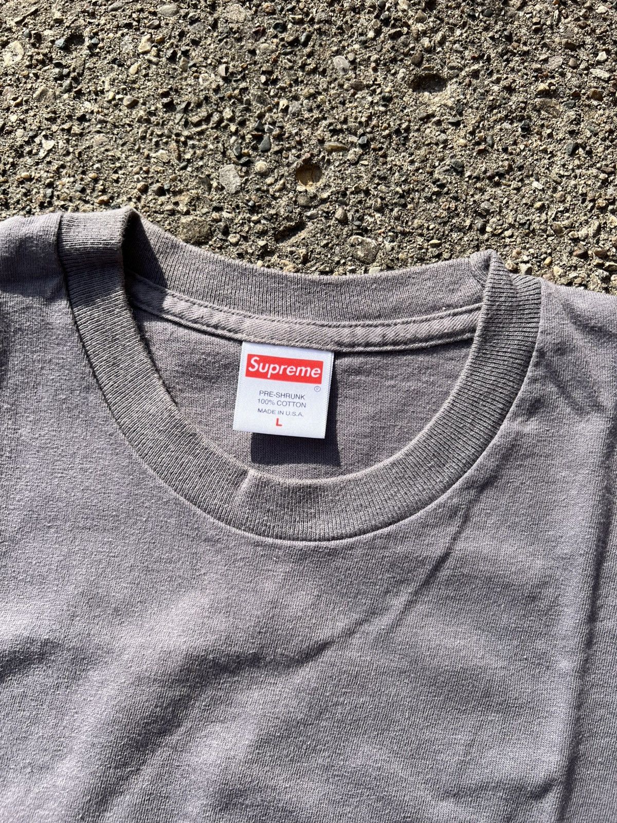 Supreme 2018 Supreme Mark Gonzales Logo Tee T Shirt Grey Size L Size US L / EU 52-54 / 3 - 3 Thumbnail