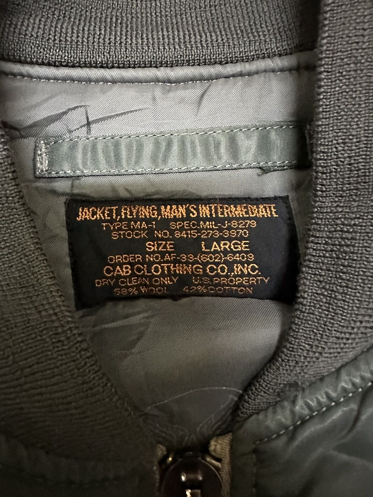 Vintage Vintage Flight Jacket Military Jacket USAF US Army Design Size US L / EU 52-54 / 3 - 3 Thumbnail