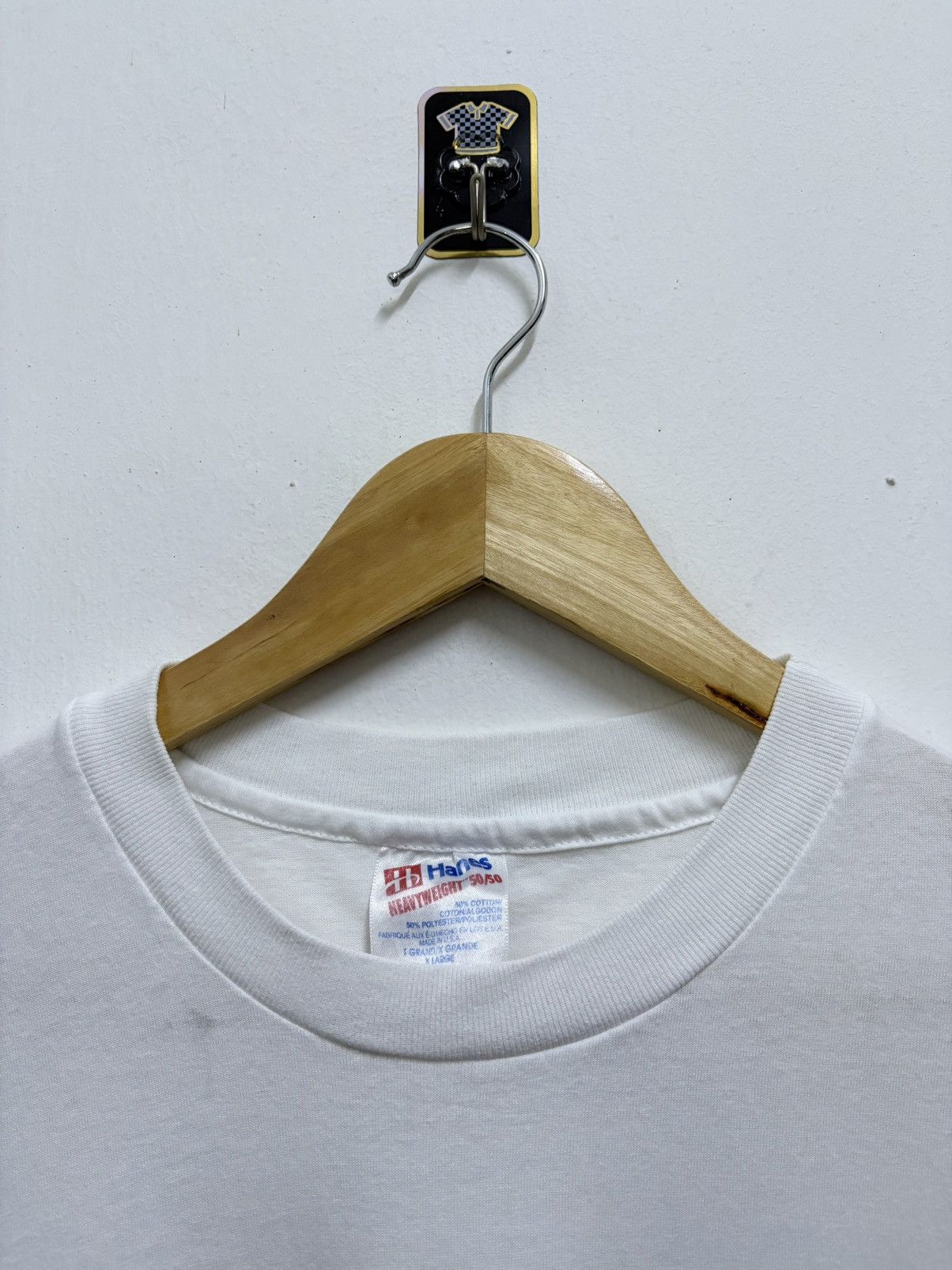 Vintage Vintage 90's Campaign - Stop! Racism Hurts Everybody T-Shirt Size US L / EU 52-54 / 3 - 6 Thumbnail