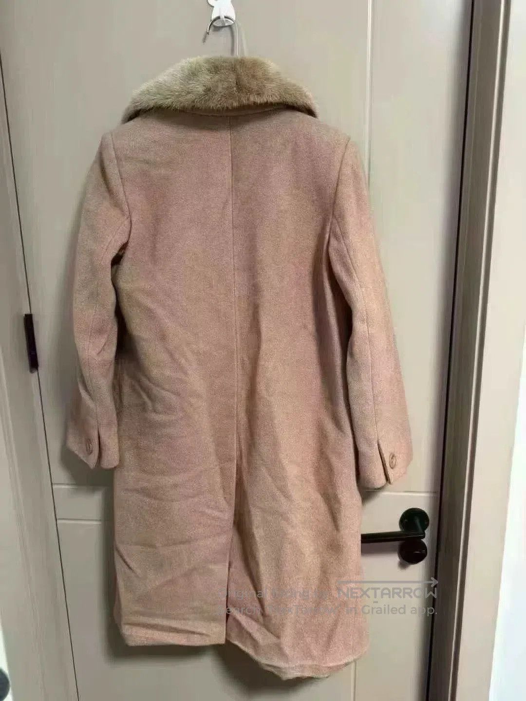 Max Mara Maxmara Fur Collar Wool Coat. Size S / US 4 / IT 40 - 2 Thumbnail