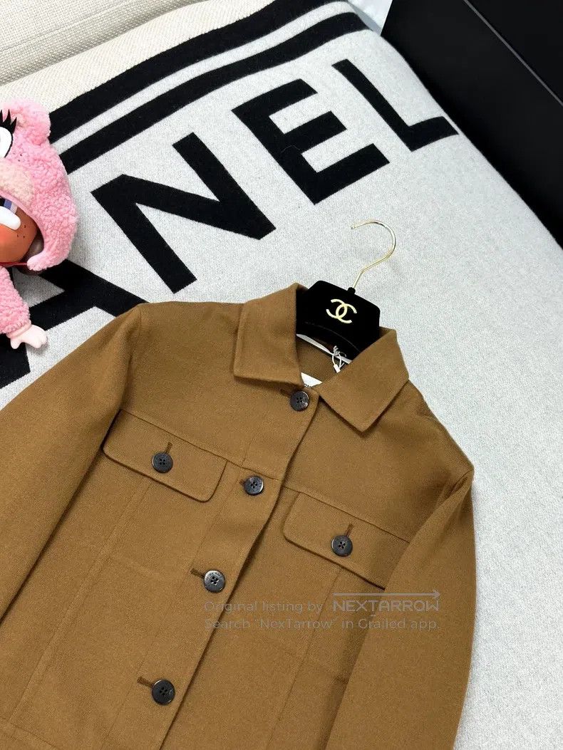 Hermes Hermes Brown Reversible Long Sleeve Jacket Size XXS / US 00 / IT 34 - 3 Thumbnail