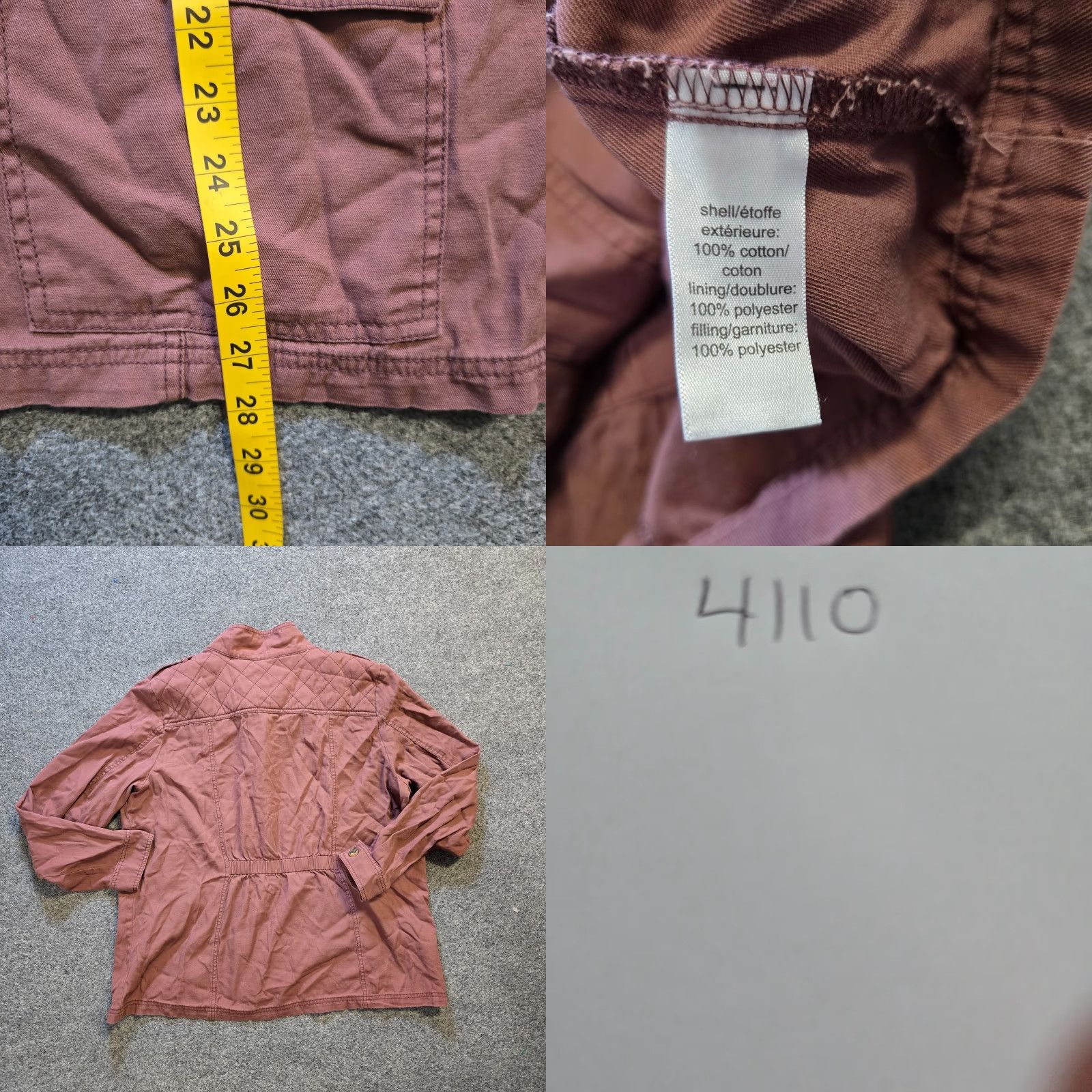 Vintage Maurices Jacket Womens 2XL Brown Orange Military Quilted Casual Capsule Jacket Size XXL / US 16-18 / IT 52-54 - 8 Thumbnail