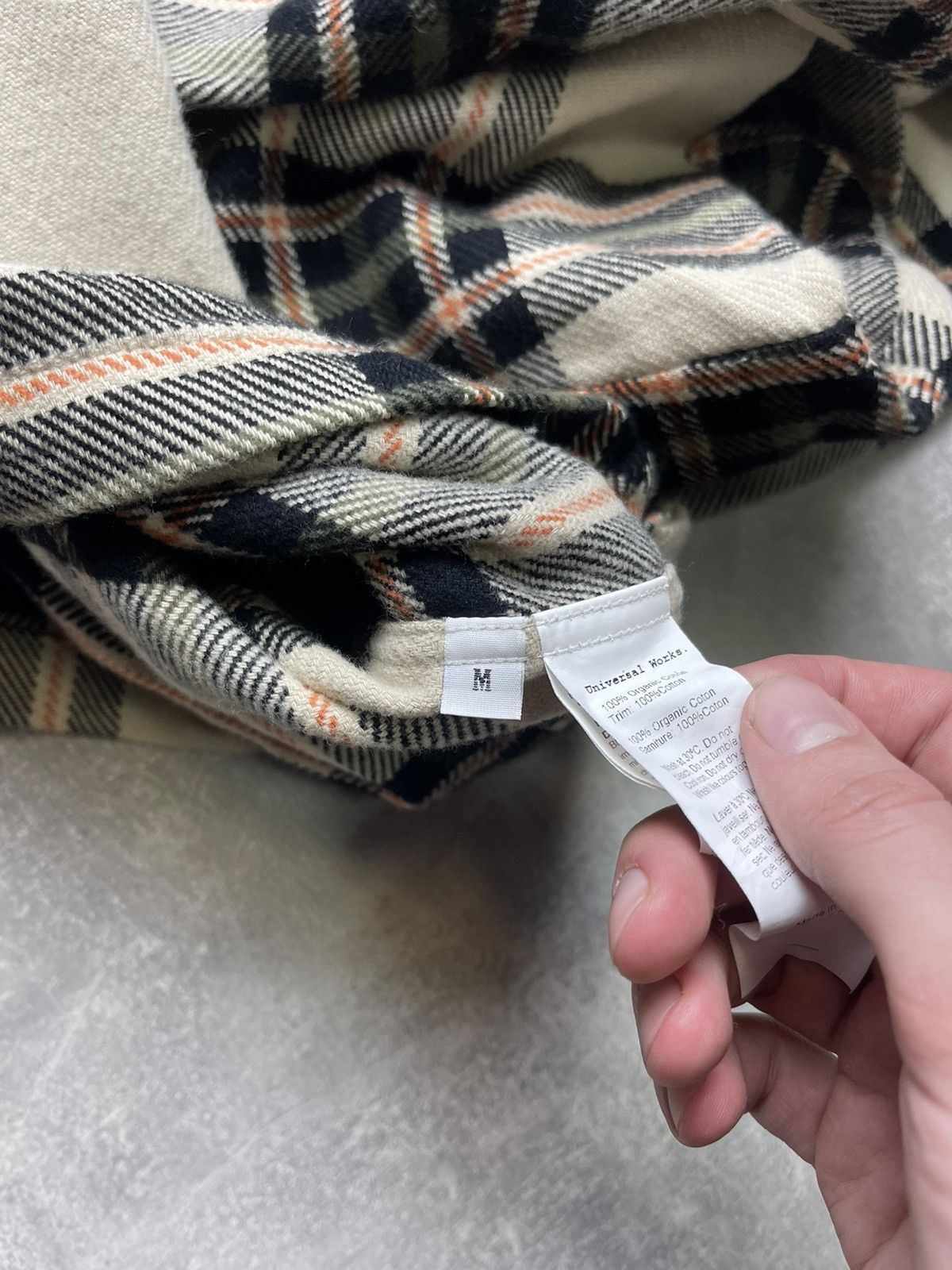 Universal Works Universal Works Heavy Utility Check Shirt Charcoal Plaid Size US M / EU 48-50 / 2 - 9 Thumbnail